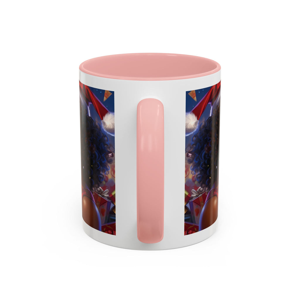 Festive Holiday Coffee Mug, Christmas Gift Mug, Colorful Accent Mug, Cozy Winter Decor, Unique Holiday Drinkware
