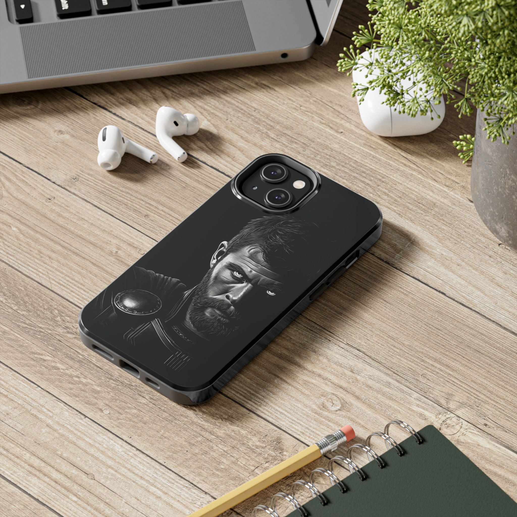 Tough Phone Cases featuring Warrior Design, Rugged Protector, Gift for Adventurers, Customizable Case, Durable Phone Cover