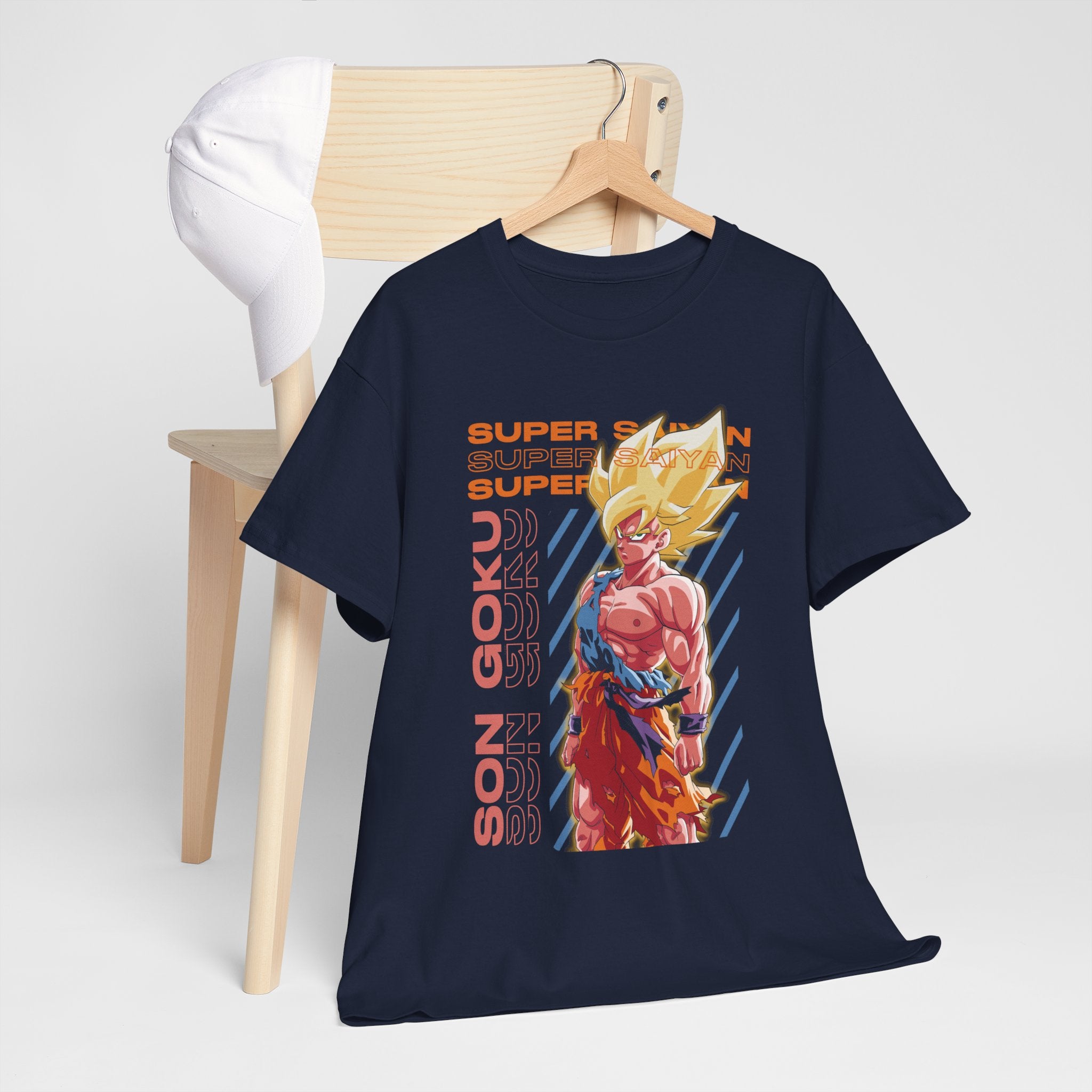 Son Goku Super Saiyan Graphic Tee — Anime Dragon Ball Z Shirt