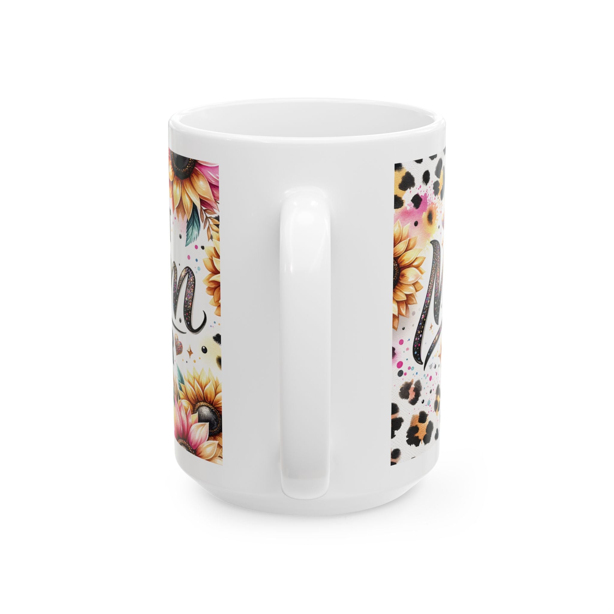 Best Mom Ever Ceramic Mug | Floral Coffee Cup | Gift for Mother's Day, Birthdays, Family Celebrations, Unique Tea Mug