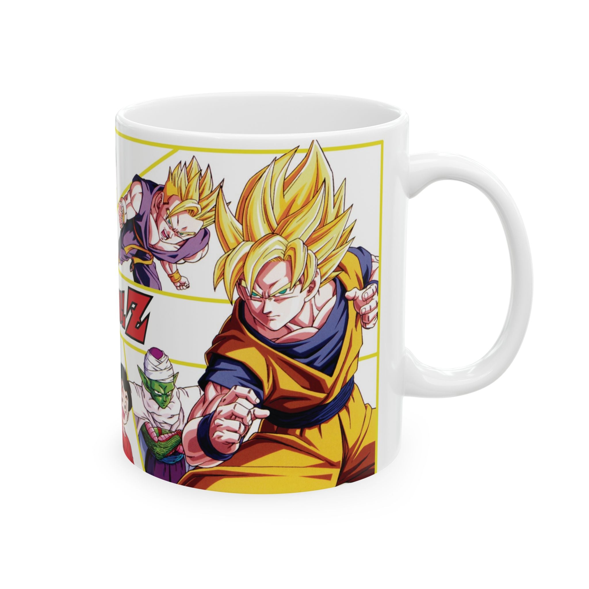Dragon Ball Z Character Collage Ceramic Mug (11oz, 15oz)