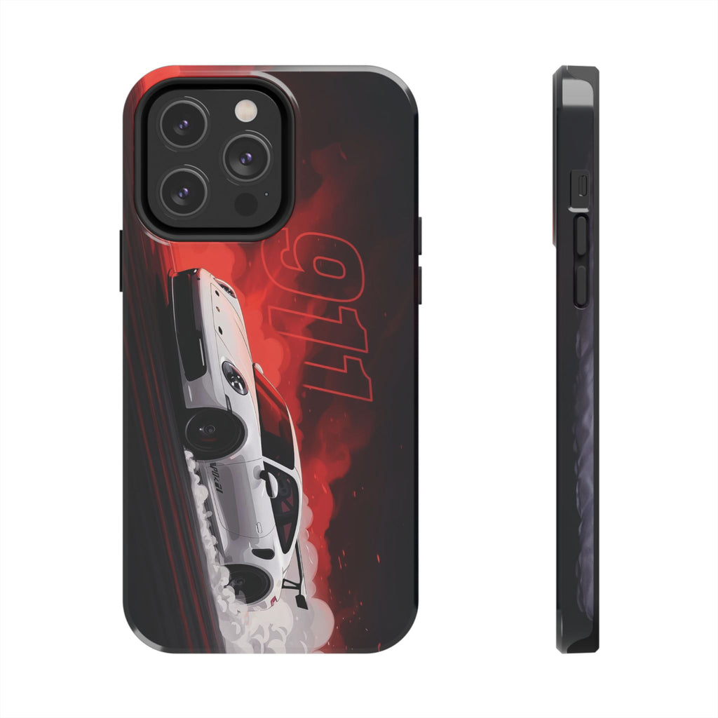 Racing-Inspired Porsche Tough Phone Case with 911 Design