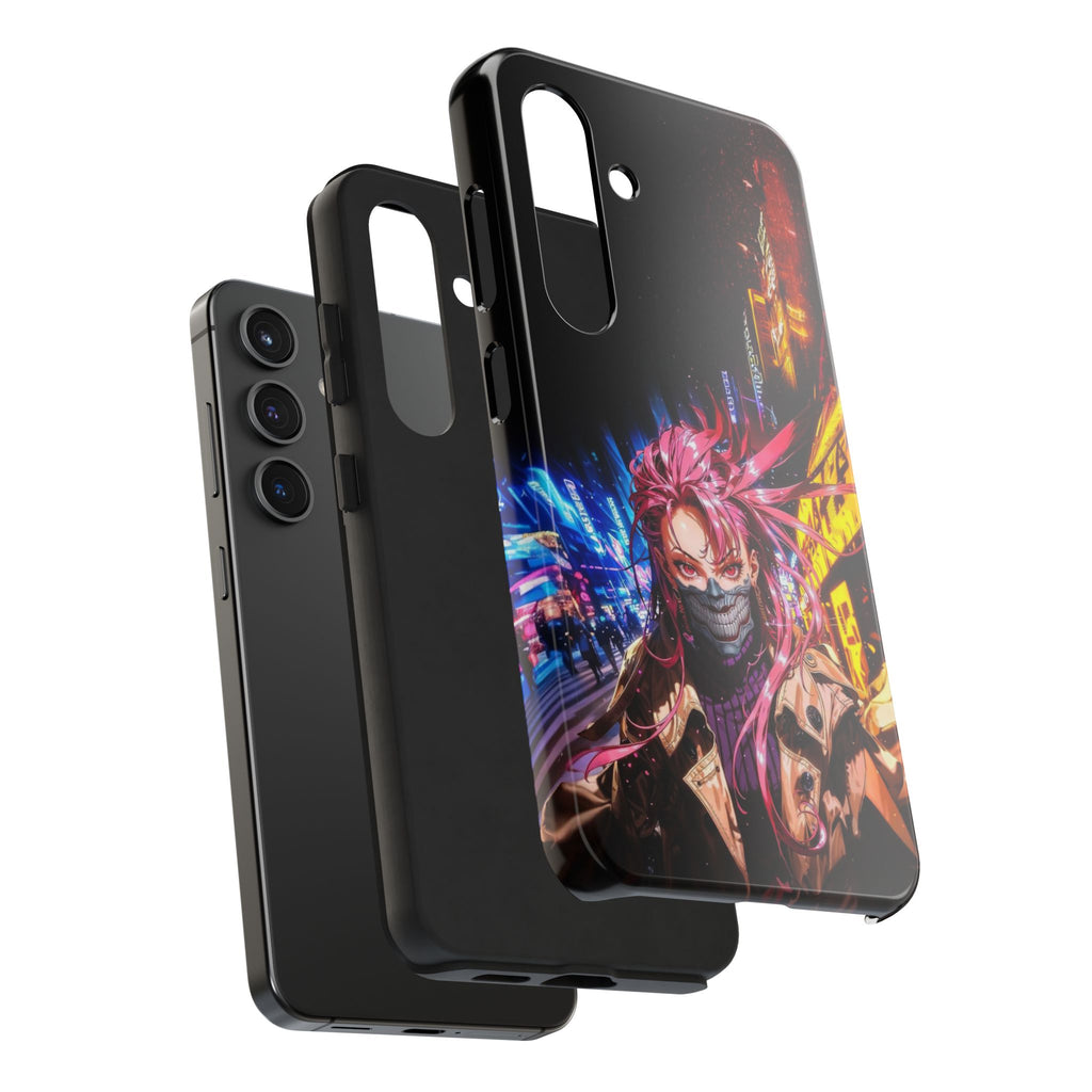 Vibrant Art Phone Case, Tough Phone Cases, Anime Phone Cover, Stylish Phone Protector, Unique Gift for Gamers, Colorful Accessory