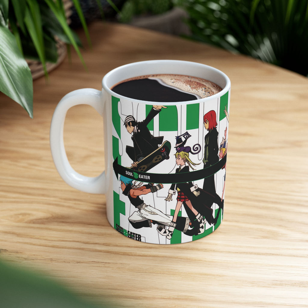 Soul Eater Character Collage Ceramic Mug (11oz, 15oz)
