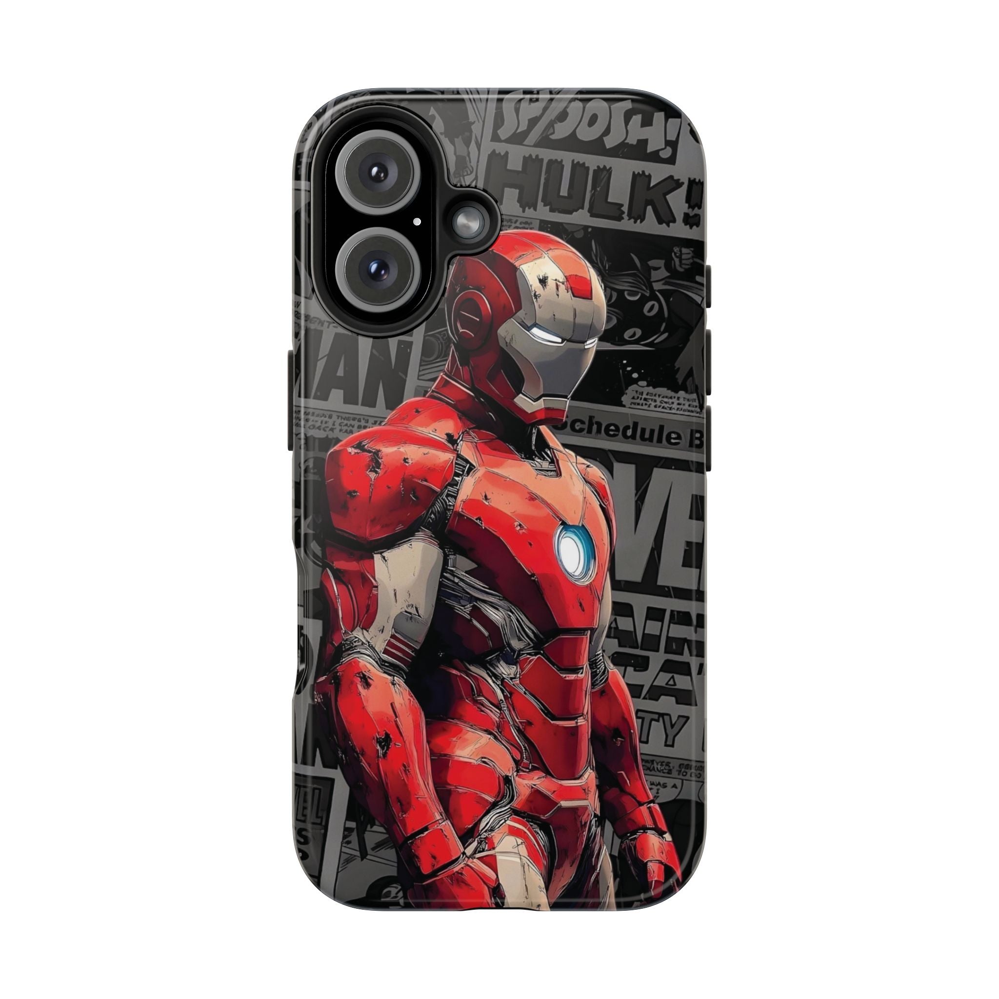 Iron Man Hero Tough Phone Cases - Durable, Stylish, Perfect for Marvel Fans, Geek Gifts, Comic Book Lovers, Unique Accessories