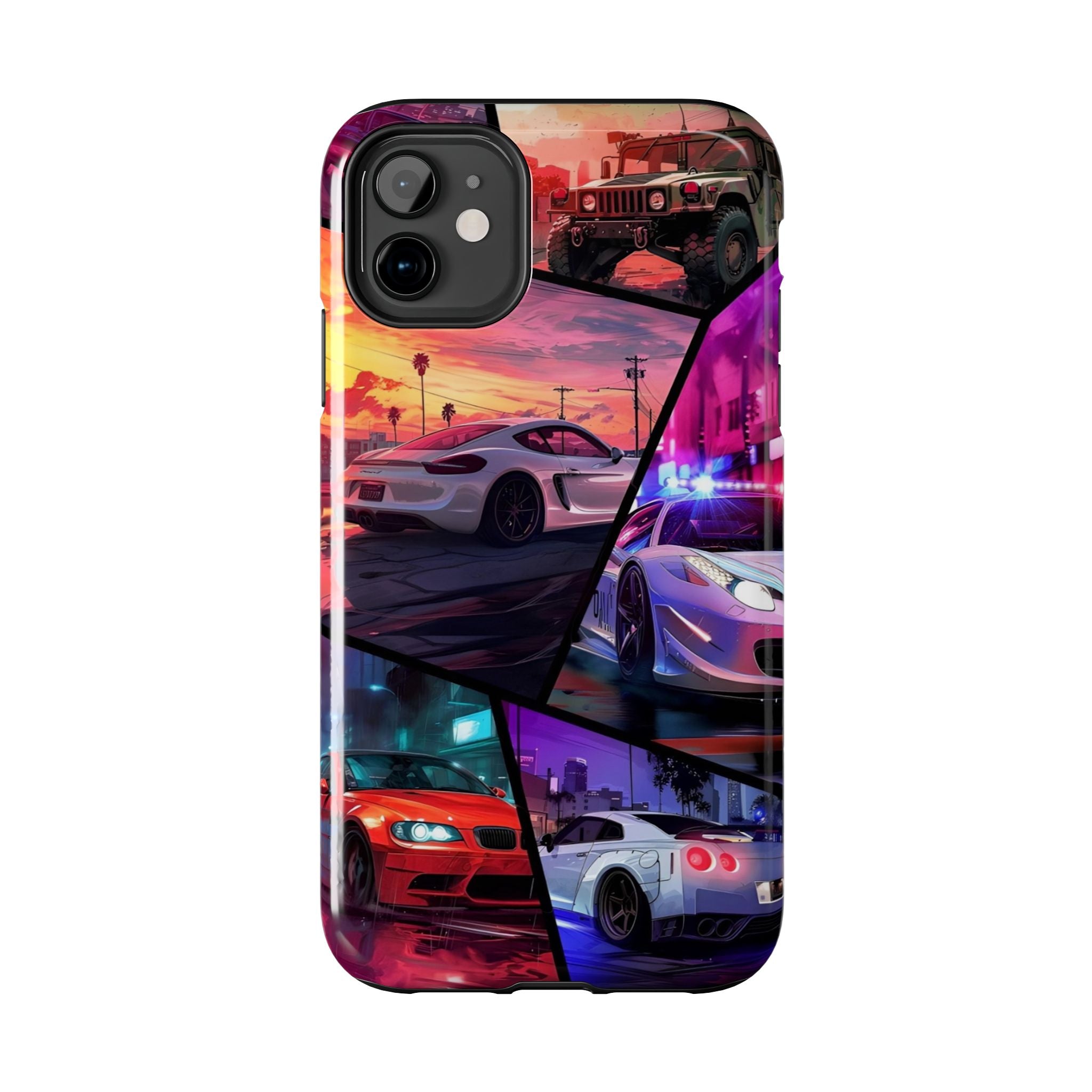 Vibrant Automotive Tough Phone Cases for Car Enthusiasts