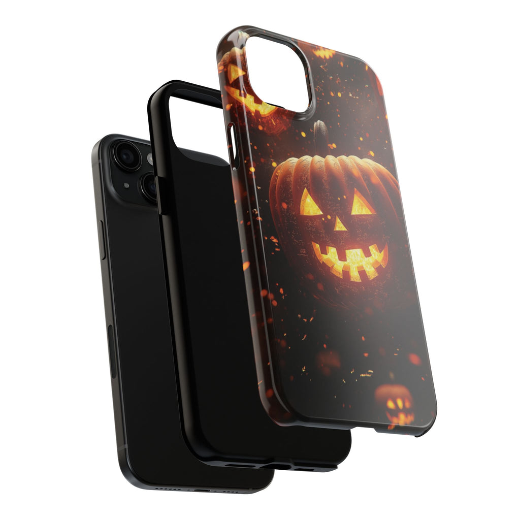 Halloween Pumpkin Tough Phone Cases, Spooky Mobile Covers, Fall Decor, Halloween Gift, Pumpkin Design, Halloween Accessories