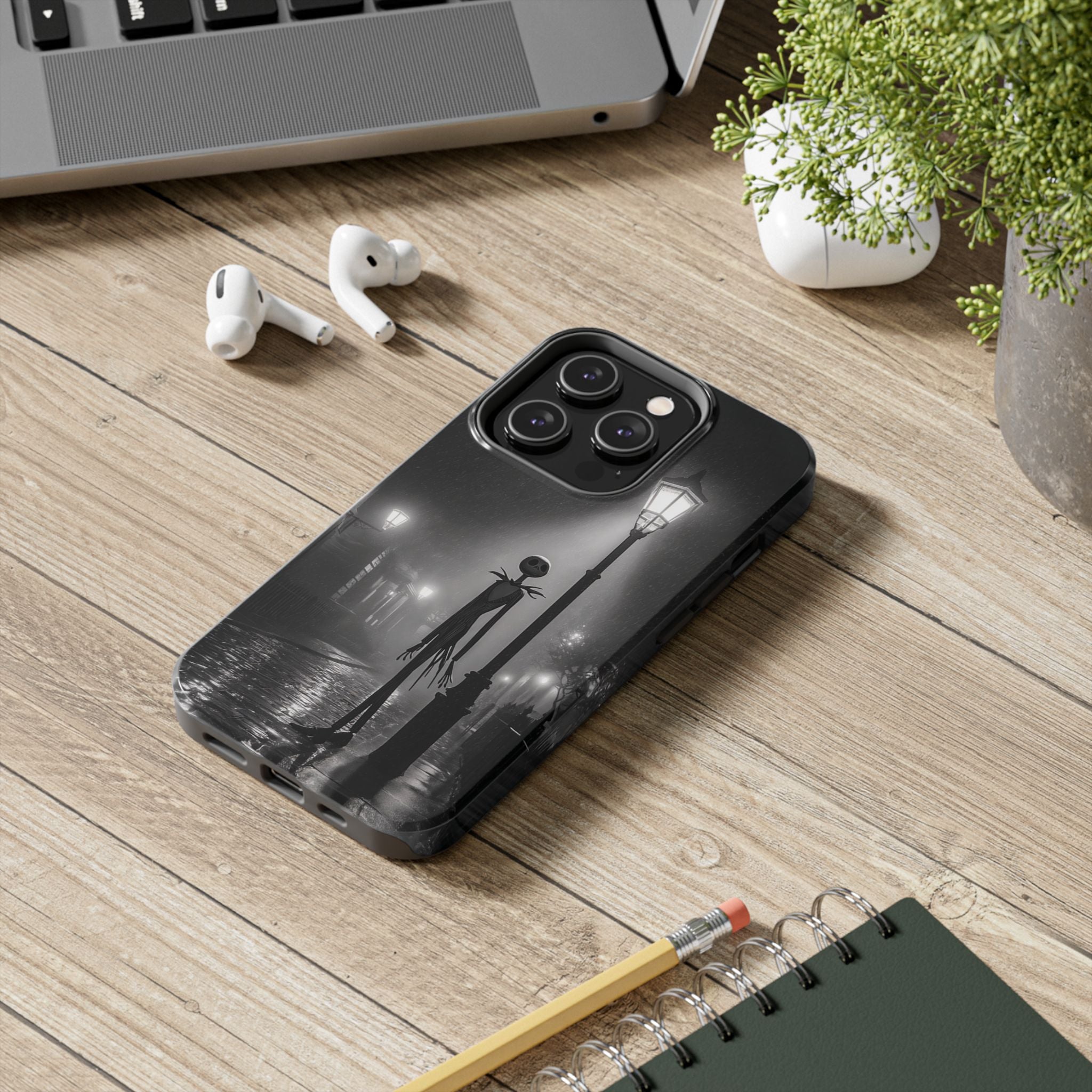 Gothic Phone Case with Tim Burton-Inspired Design, Protective Cases for Halloween, Unique Smartphone Accessories, Perfect Gift for [...]