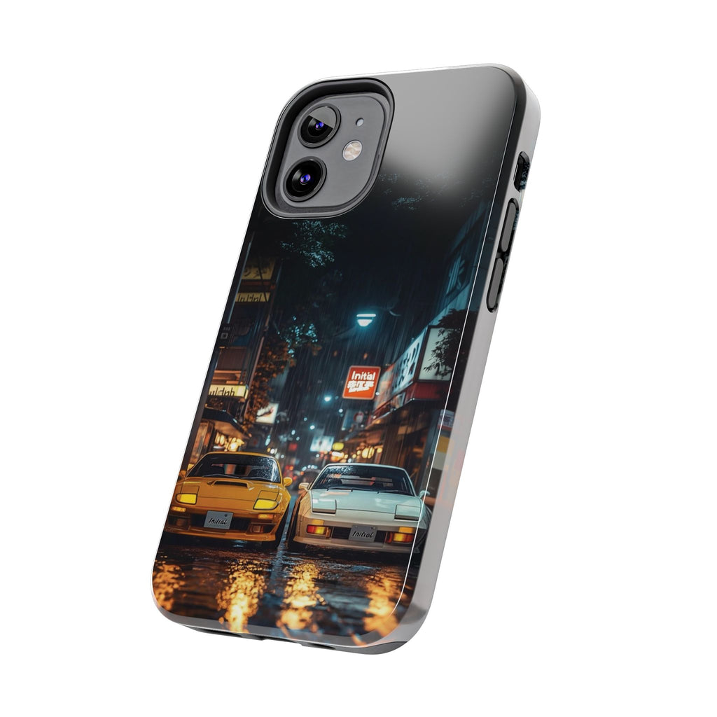 Night Cityscape Phone Cases, Urban Aesthetic Case, Tough Protection Case, Perfect Gift for Car Lovers, Ideal for Birthdays, Holidays