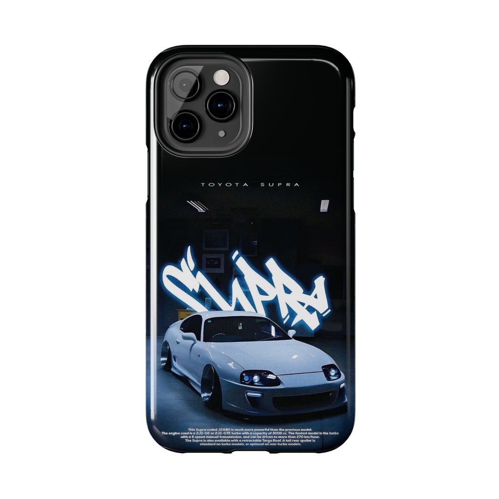 Toyota Supra Graffiti Phone Case - Tough & Stylish Protection for Car Enthusiasts
