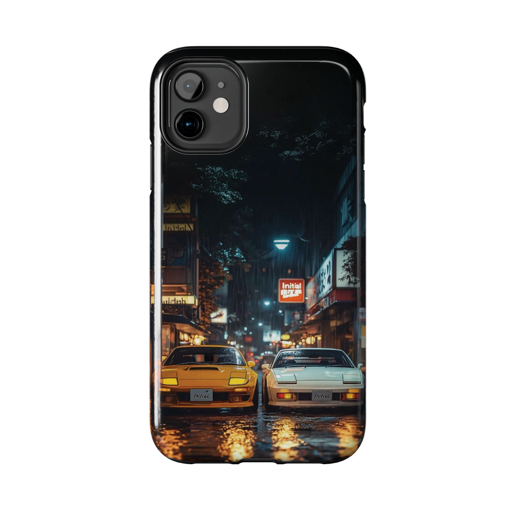 Night Cityscape Phone Cases, Urban Aesthetic Case, Tough Protection Case, Perfect Gift for Car Lovers, Ideal for Birthdays, Holidays