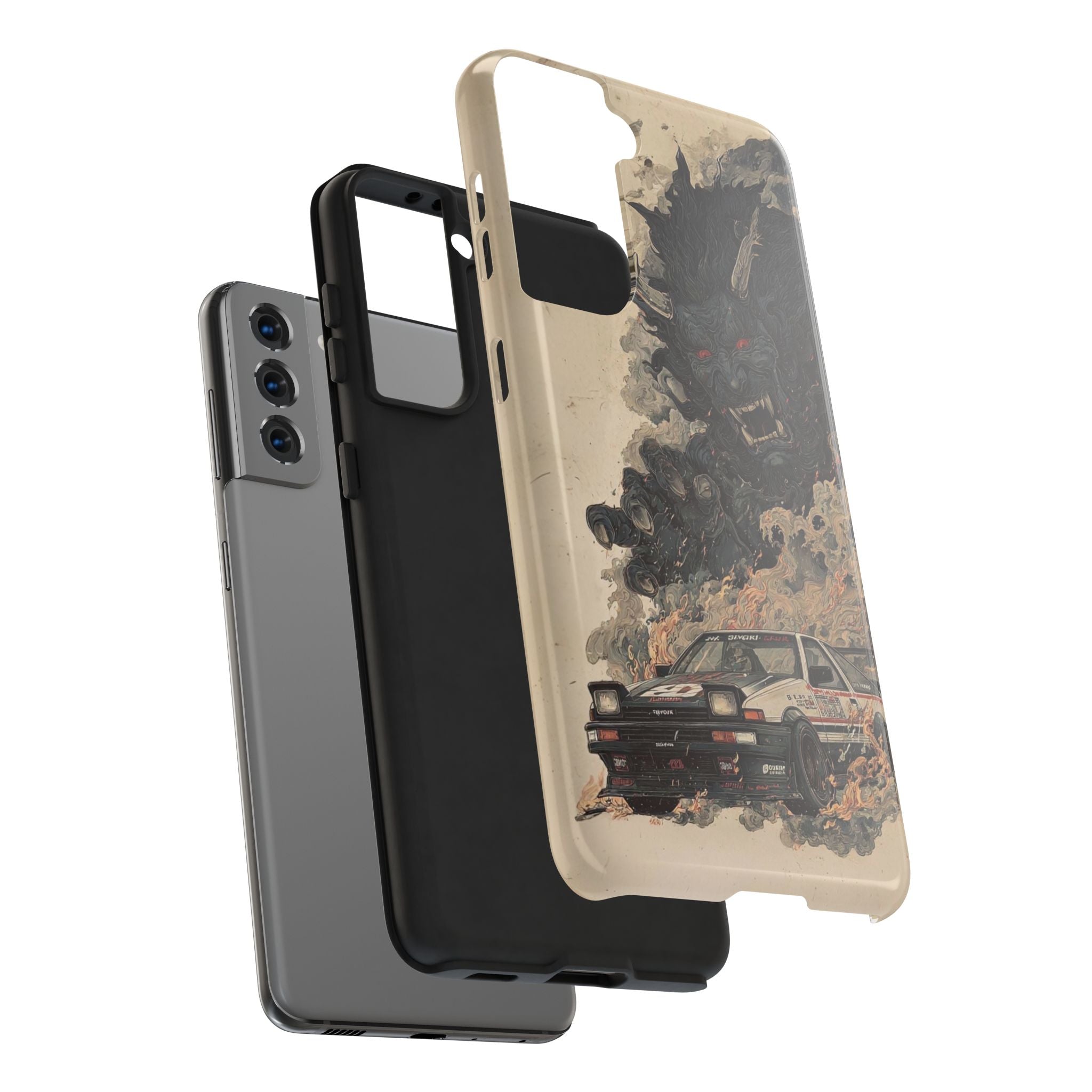 Demon Car Tough Phone Case - Unique Racing Protection
