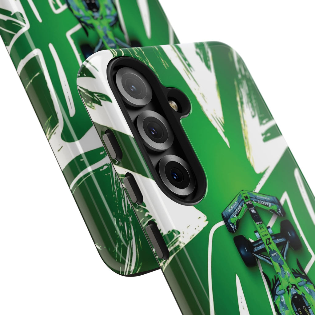 Racing-Inspired Tough Phone Cases - Durable Protection with Dynamic Car Design