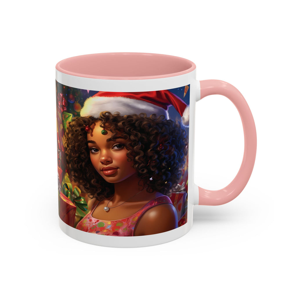 Festive Holiday Coffee Mug, Christmas Gift Mug, Colorful Accent Mug, Cozy Winter Decor, Unique Holiday Drinkware