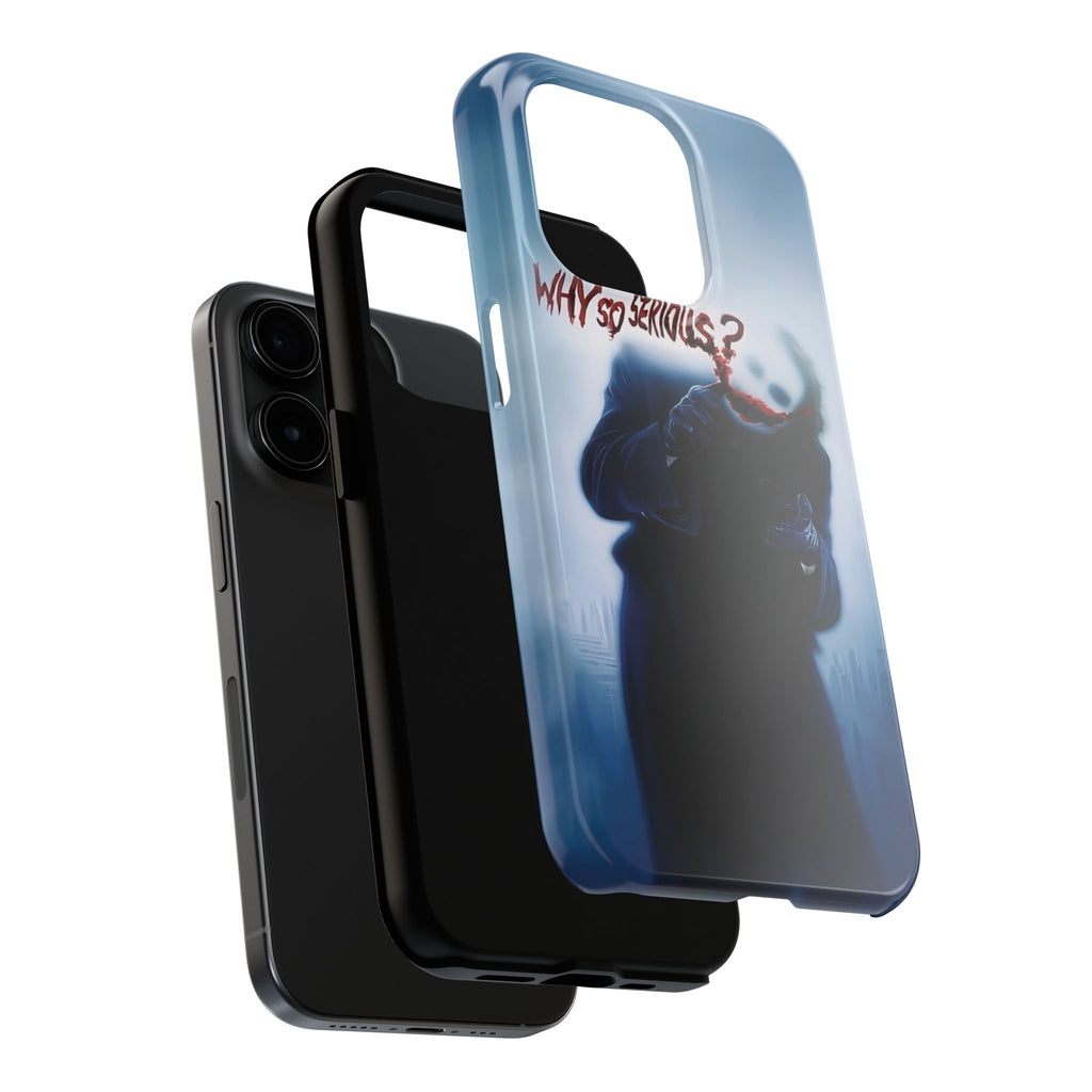 Tough Phone Cases, Dark Humor Phone Cover, Joker Inspired Case, Gifts for Movie Fans, Unique Phone Protector, Cool Accessories