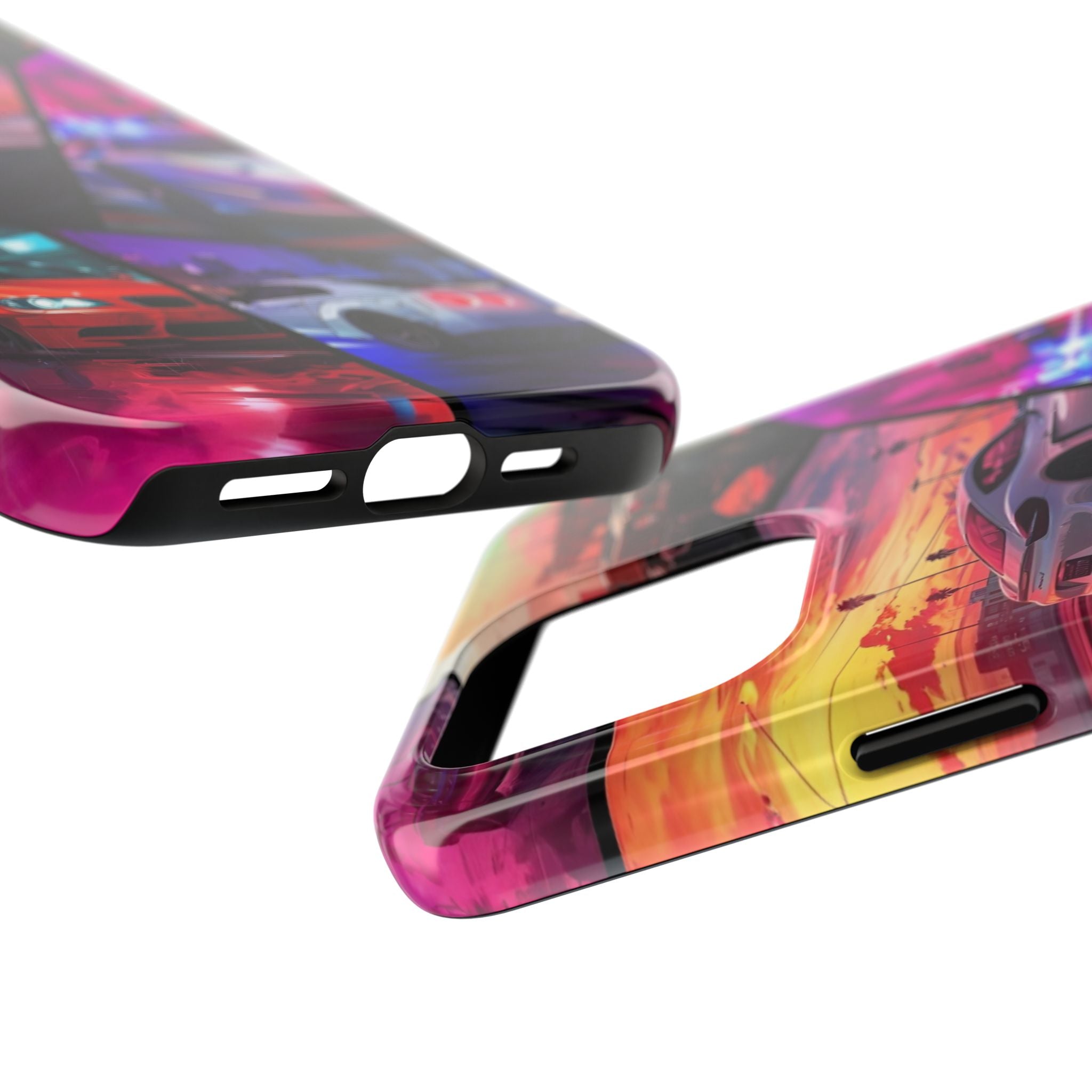 Vibrant Automotive Tough Phone Cases for Car Enthusiasts