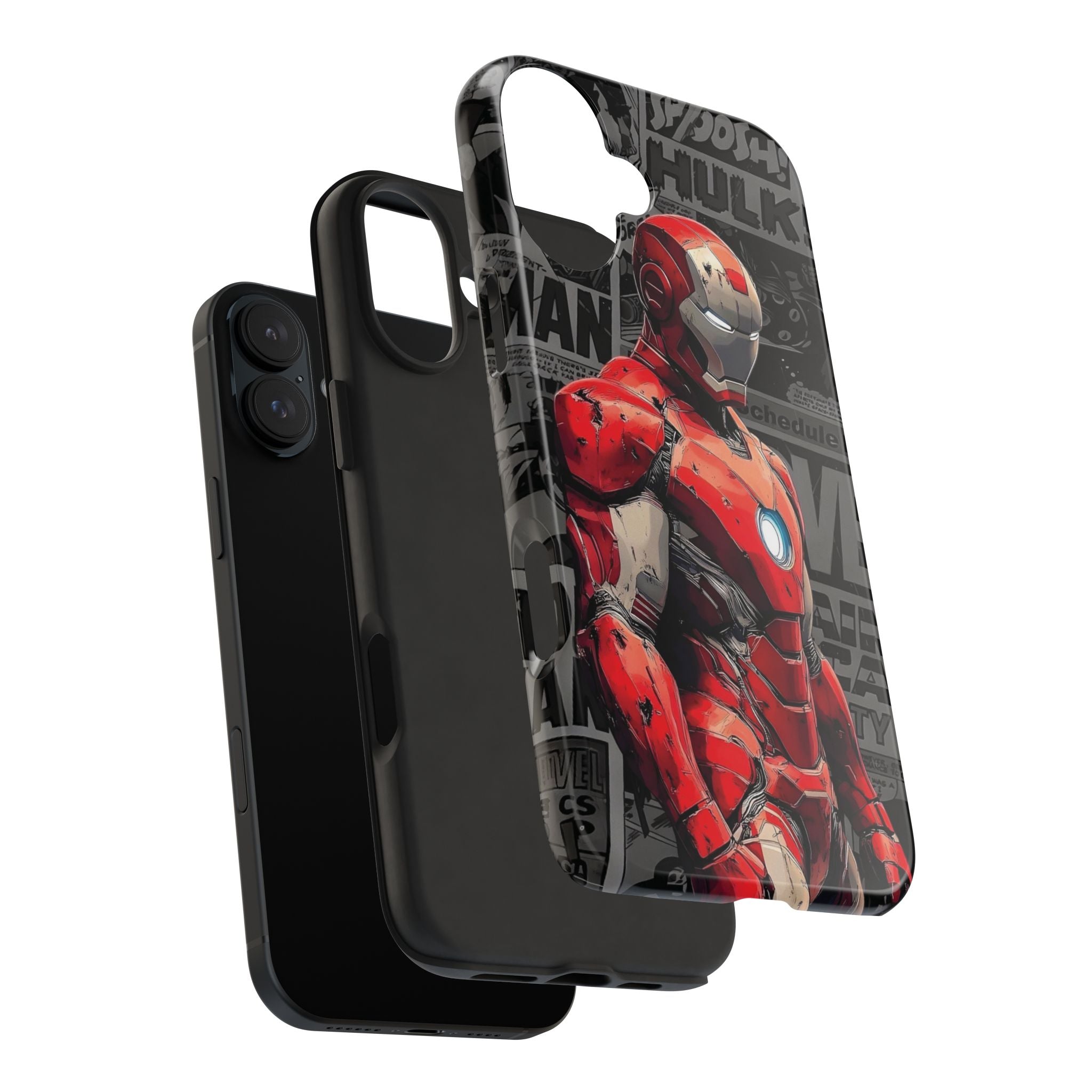 Iron Man Hero Tough Phone Cases - Durable, Stylish, Perfect for Marvel Fans, Geek Gifts, Comic Book Lovers, Unique Accessories