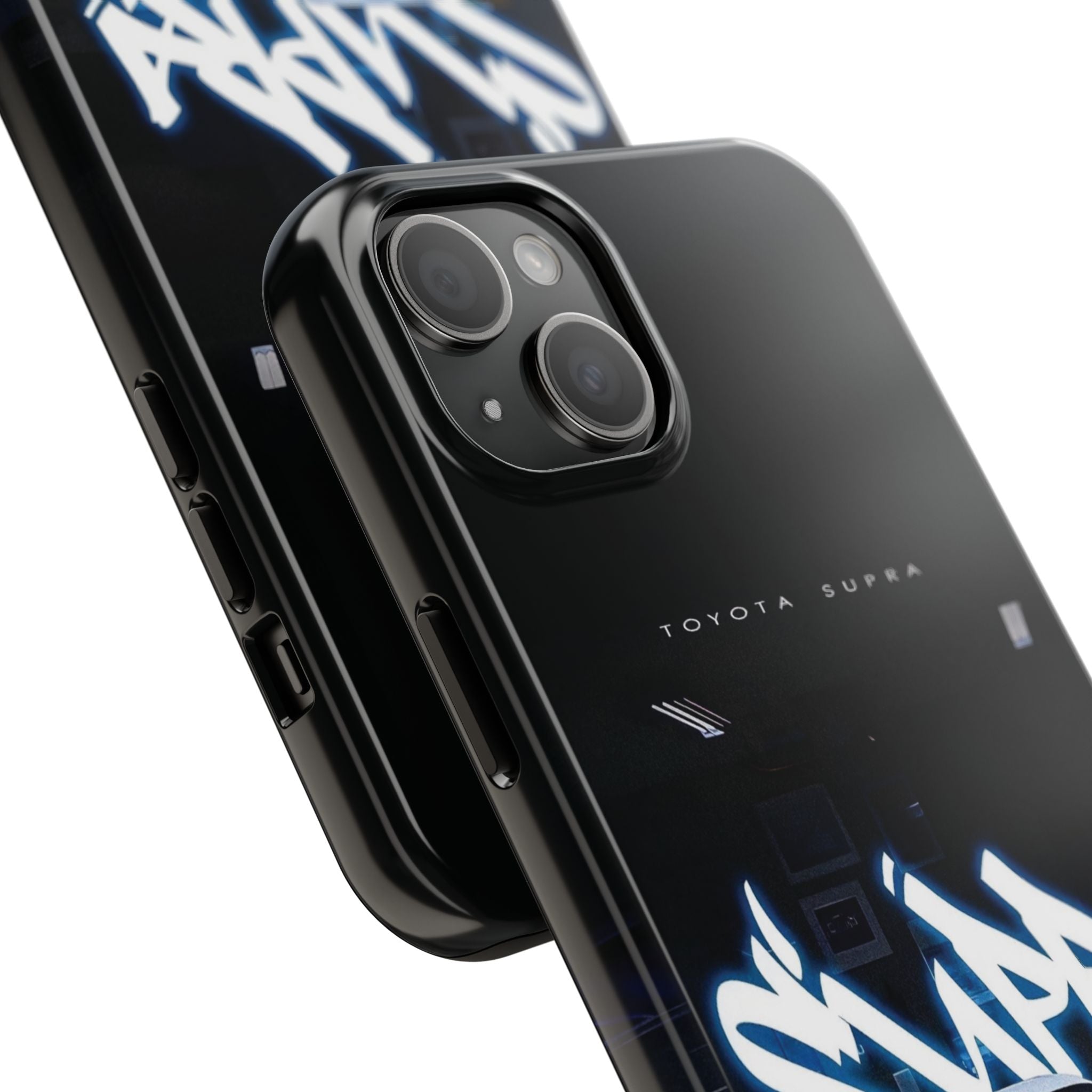 Toyota Supra Graffiti Phone Case - Tough & Stylish Protection for Car Enthusiasts