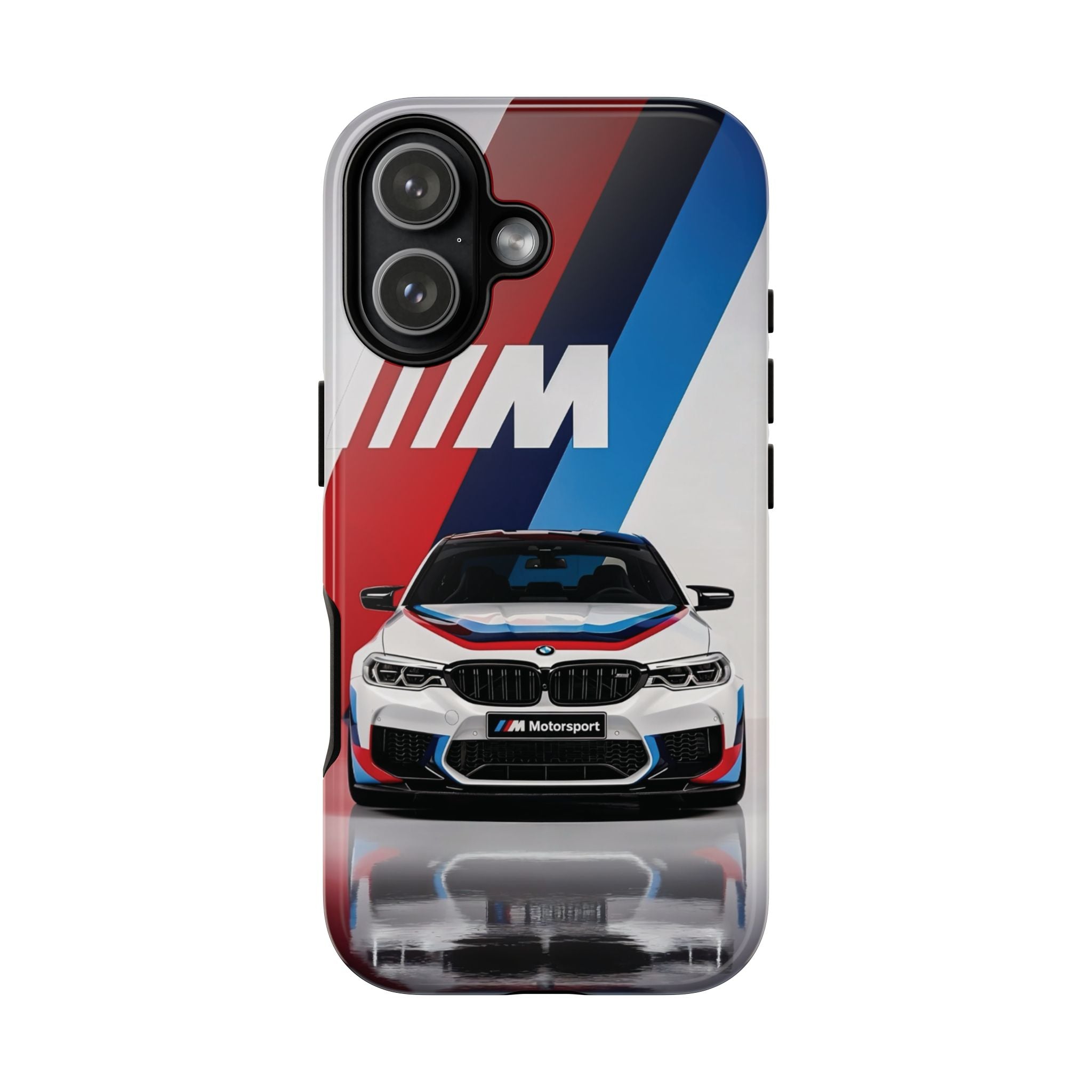 Racing Stripe Tough Phone Case — Motorsport Car Graphic