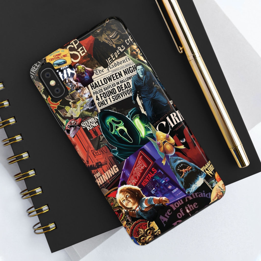 Spooky Horror Movie Phone Case | Tough Phone Cases for Horror Lovers, Halloween Gifts, Unique Accessories, Movie Night Essentials, [...]