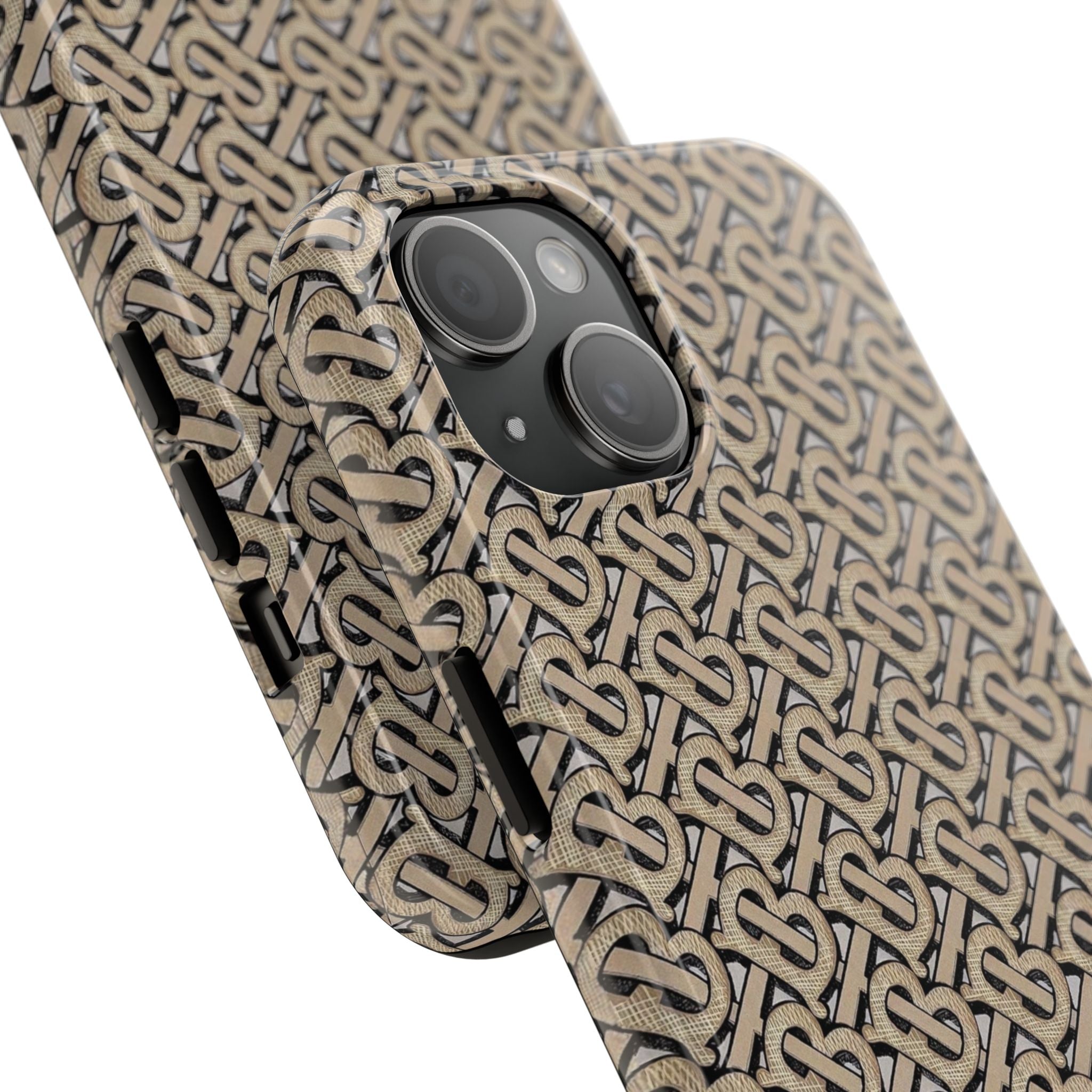 Elegant Interwoven Pattern Tough Phone Cases, Stylish Phone Covers, Durable Cases for Everyday Adventures, Gift for Phone Lovers