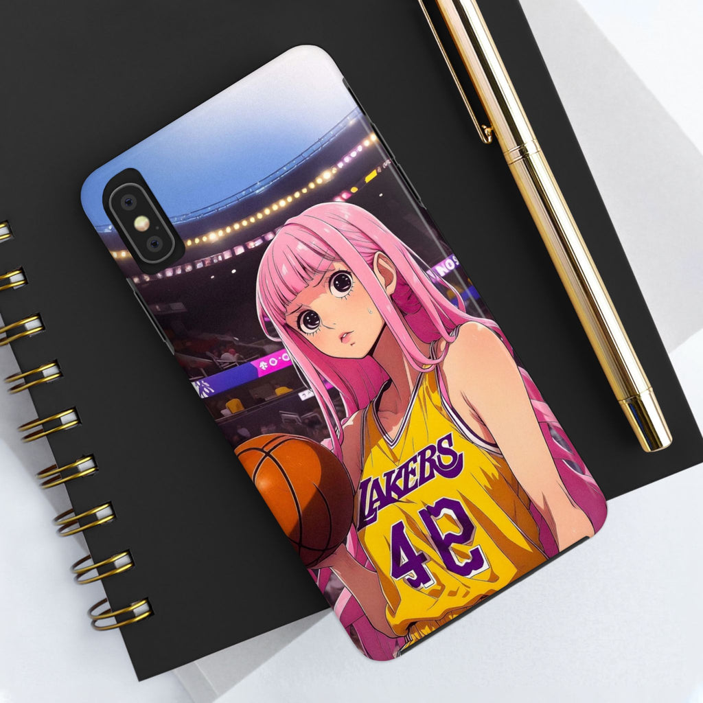 Sporty Anime Phone Cases - Tough Protection, Unique Basketball Design, Gift for Fans, Durable Soft Case, Perfect for Sports Lovers