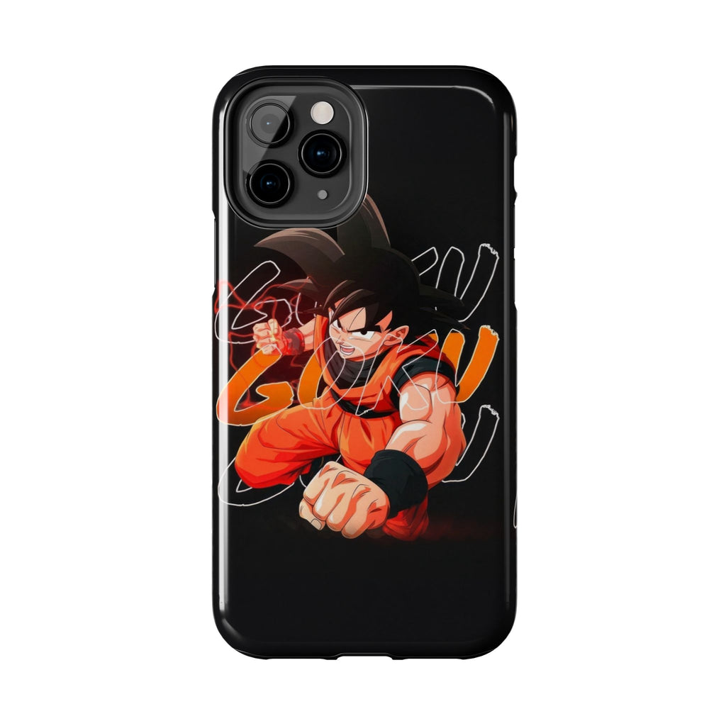 Anime Tough Phone Cases, Goku Strength Case, Durable Phone Cover, Gaming Phone Accessory, Cartoon Phone Case, Gift for Fans