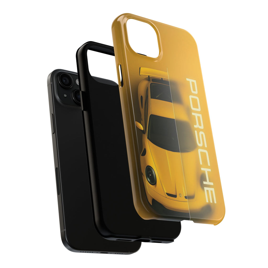 Stylish Car Lover's Phone Case, Durable Tough Phone Case, Gift for Car Enthusiasts, Porsche Design Case, Unique Auto Accessory