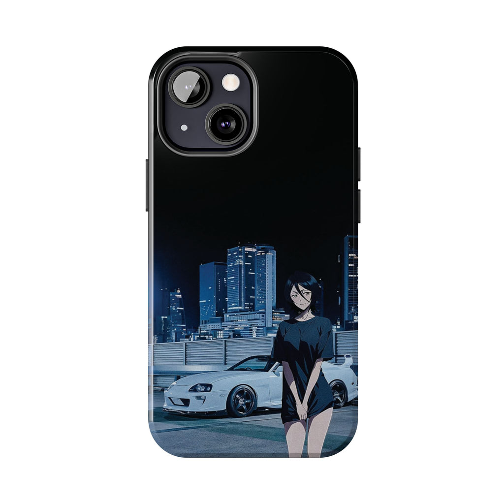 Anime-Inspired Tough Phone Case for Car Enthusiasts