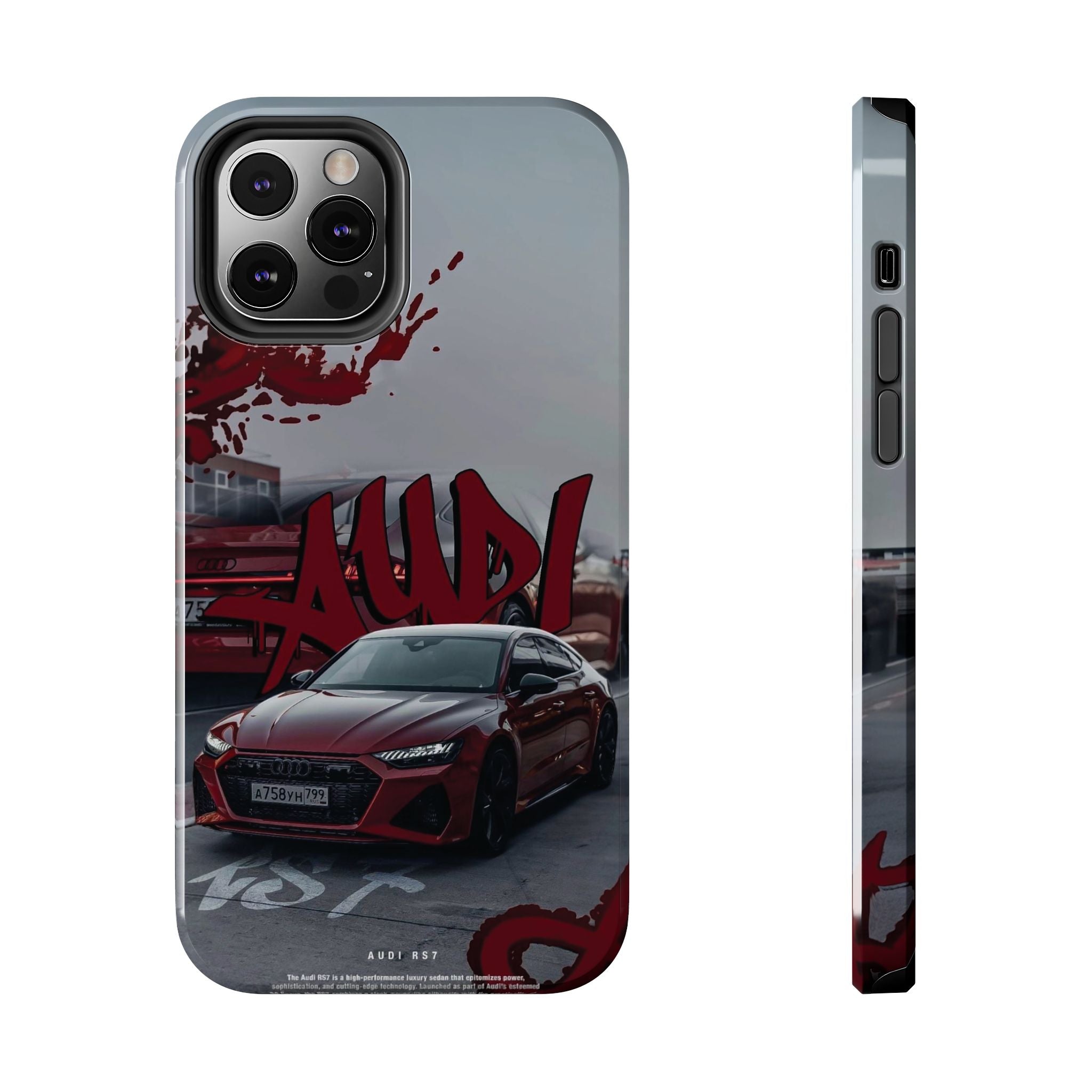 Audi-Inspired Tough Phone Case for Car Enthusiasts