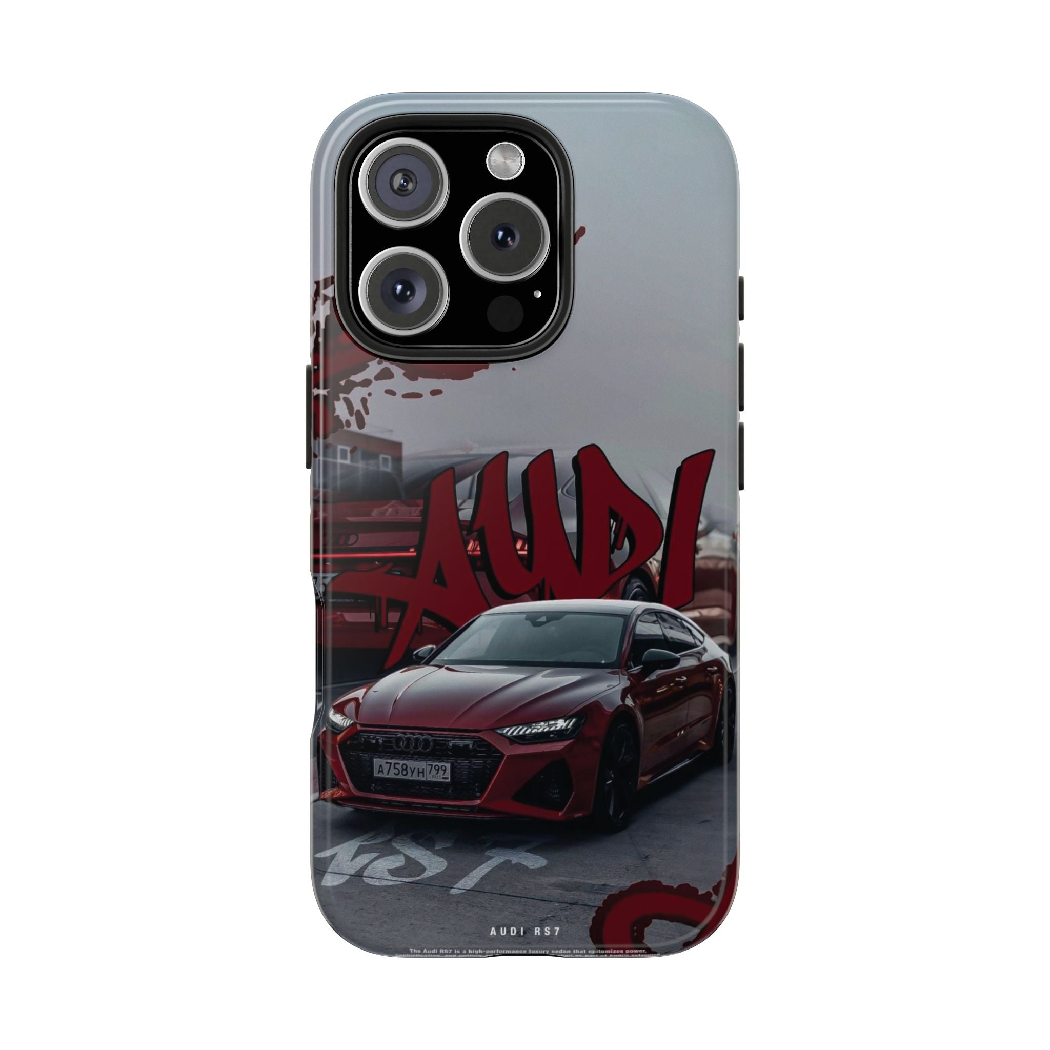 Audi-Inspired Tough Phone Case for Car Enthusiasts