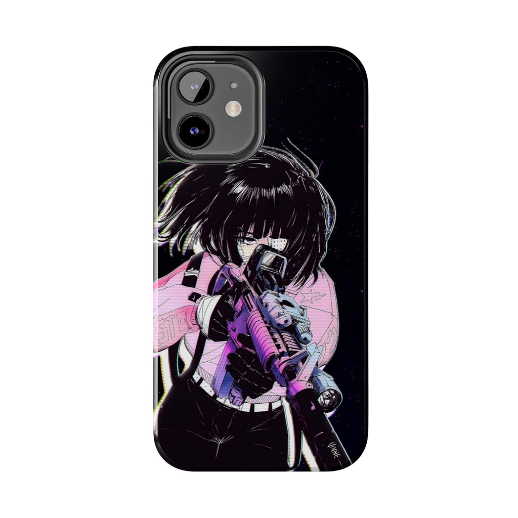 Anime-Style Tough Phone Cases with Edgy Designs, Perfect for Gamers, Cyberpunk Lovers, Gifts for Birthdays, Holidays, and Cosplay