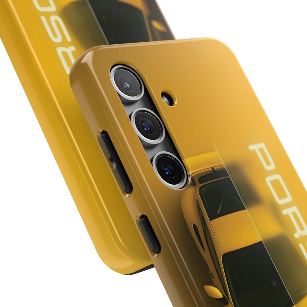 Stylish Car Lover's Phone Case, Durable Tough Phone Case, Gift for Car Enthusiasts, Porsche Design Case, Unique Auto Accessory