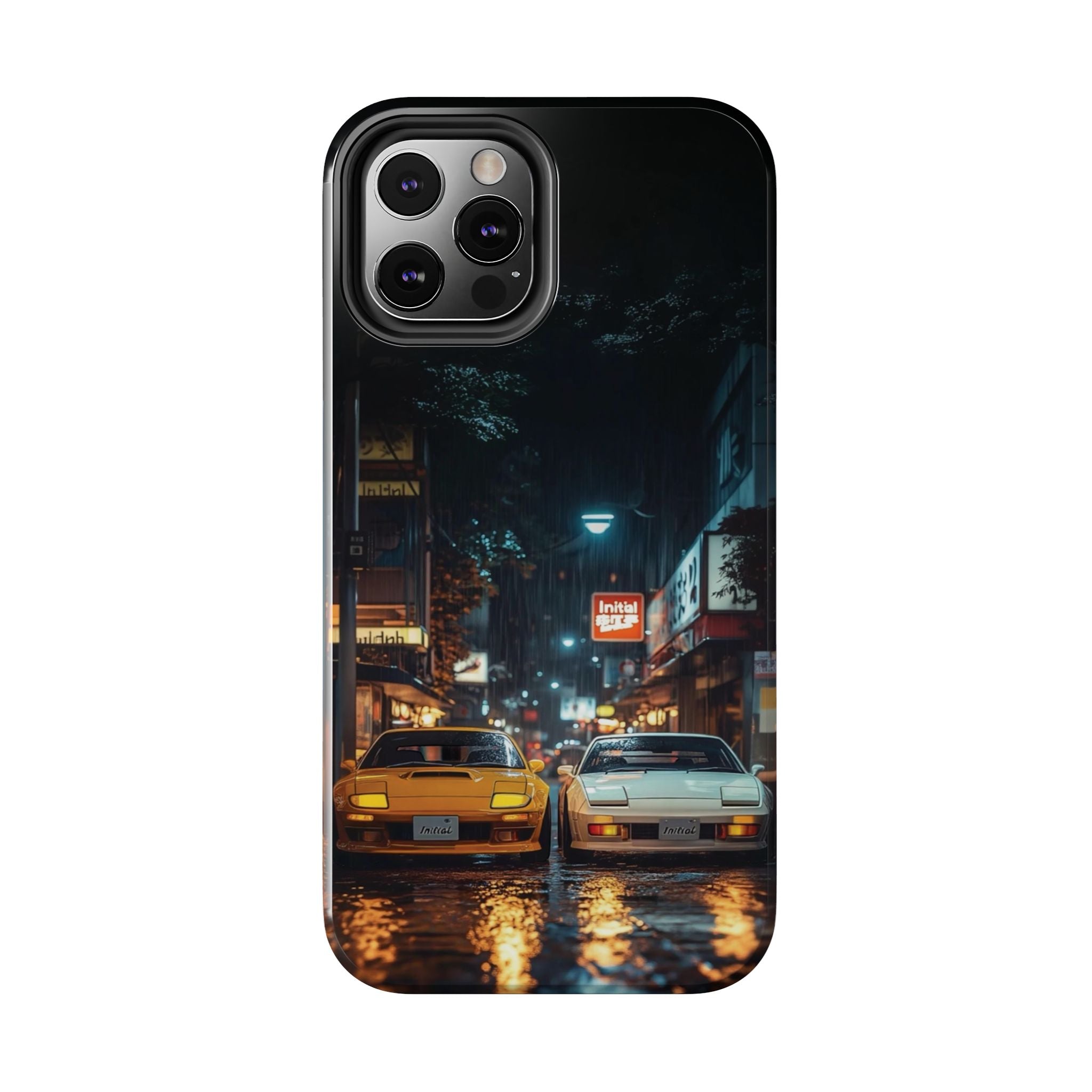 Night Cityscape Phone Cases, Urban Aesthetic Case, Tough Protection Case, Perfect Gift for Car Lovers, Ideal for Birthdays, Holidays