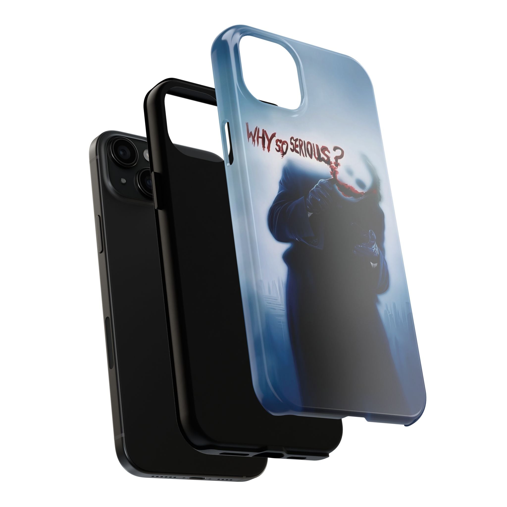 Tough Phone Cases, Dark Humor Phone Cover, Joker Inspired Case, Gifts for Movie Fans, Unique Phone Protector, Cool Accessories
