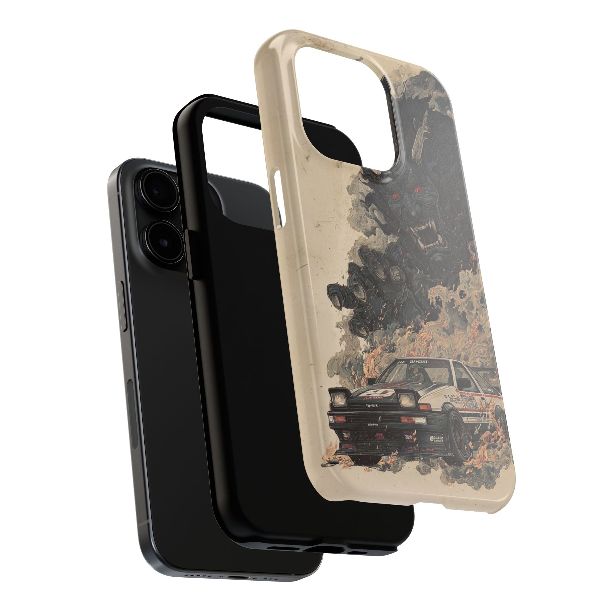Demon Car Tough Phone Case - Unique Racing Protection
