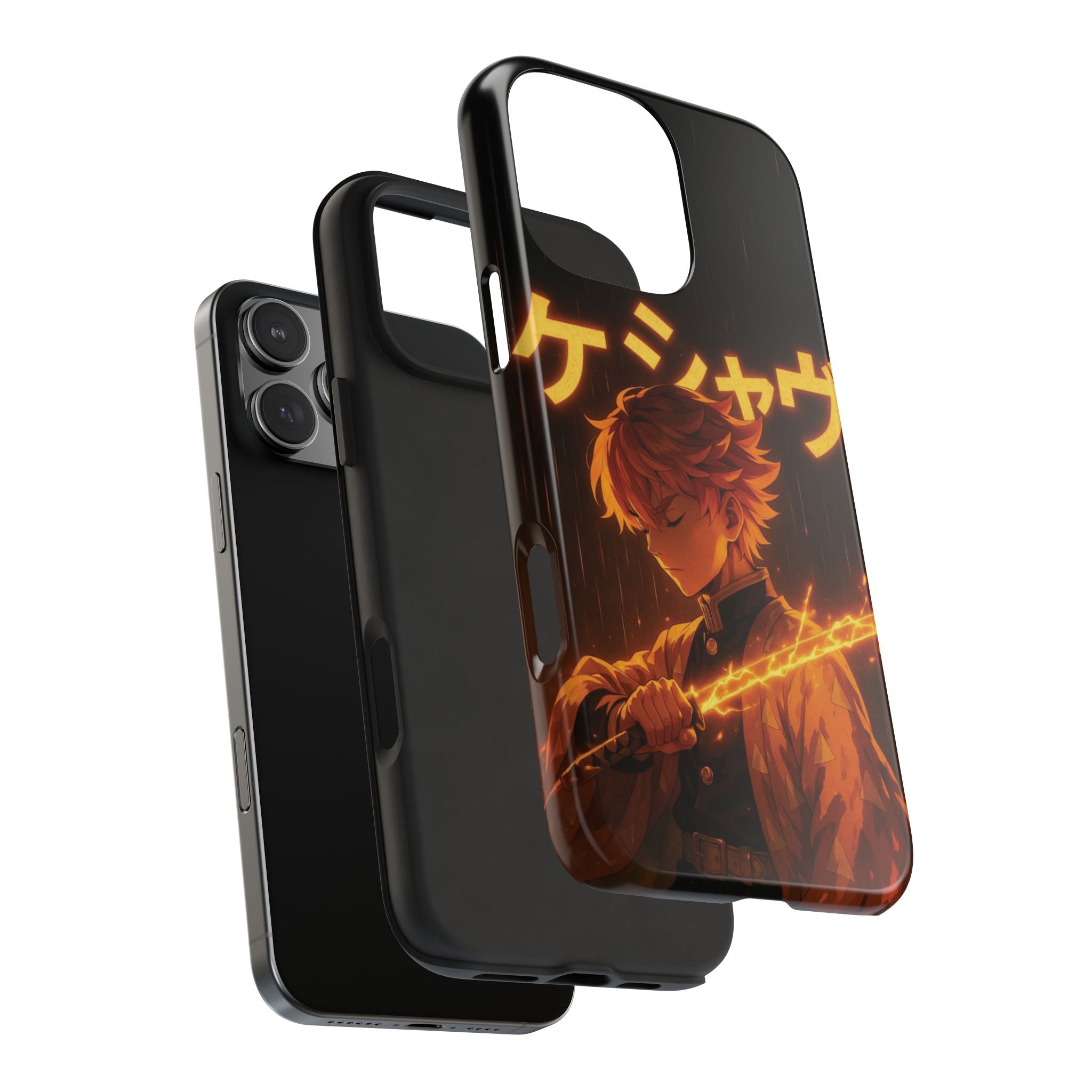Anime Tough Phone Case - Demon Slayer Inspired Design