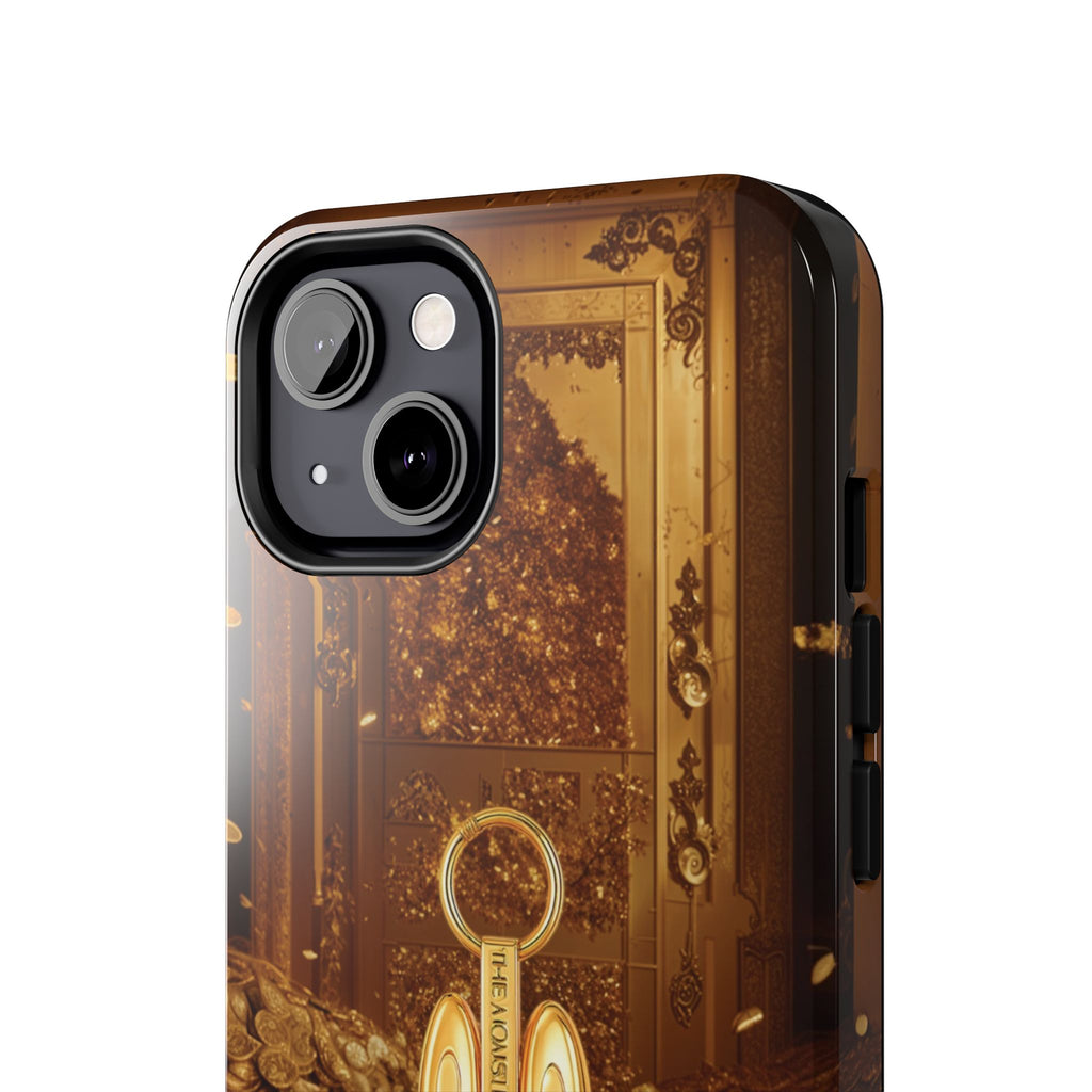 Luxurious Rabbit Phone Case, Golden Bunny Phone Cover, Tough Phone Cases, Cute Rabbit Holder, Unique Gift Idea, Stylish Mobile Protector
