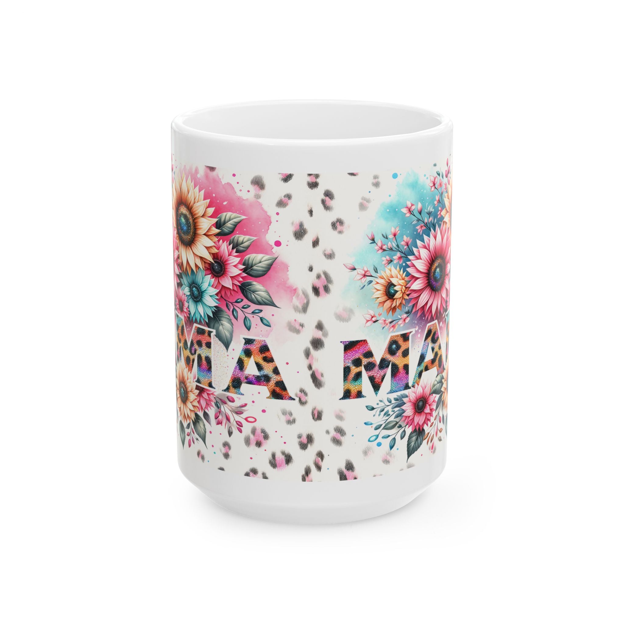 Floral Mama Mug - Perfect Gift for Mother's Day, Moms, Birthdays, Tea Lovers, Coffee Enthusiasts