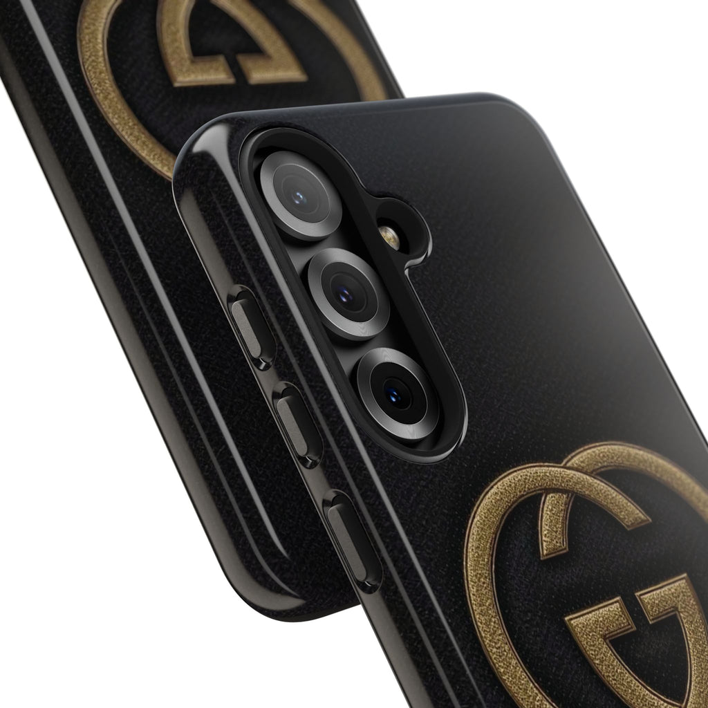 Stylish Tough Phone Cases with Elegant Logo, Durable Protection, Fashion Accessory, Smartphone Cases, Gift for Her or Him