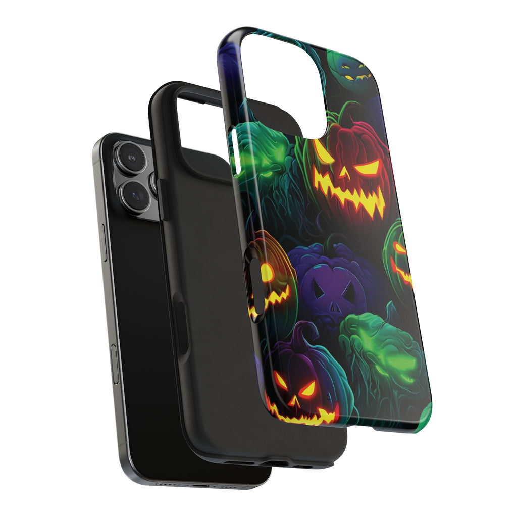 Halloween Pumpkin Phone Case, Spooky Fall Accessory, Tough Phone Cover, Halloween Gift, Pumpkin Decor