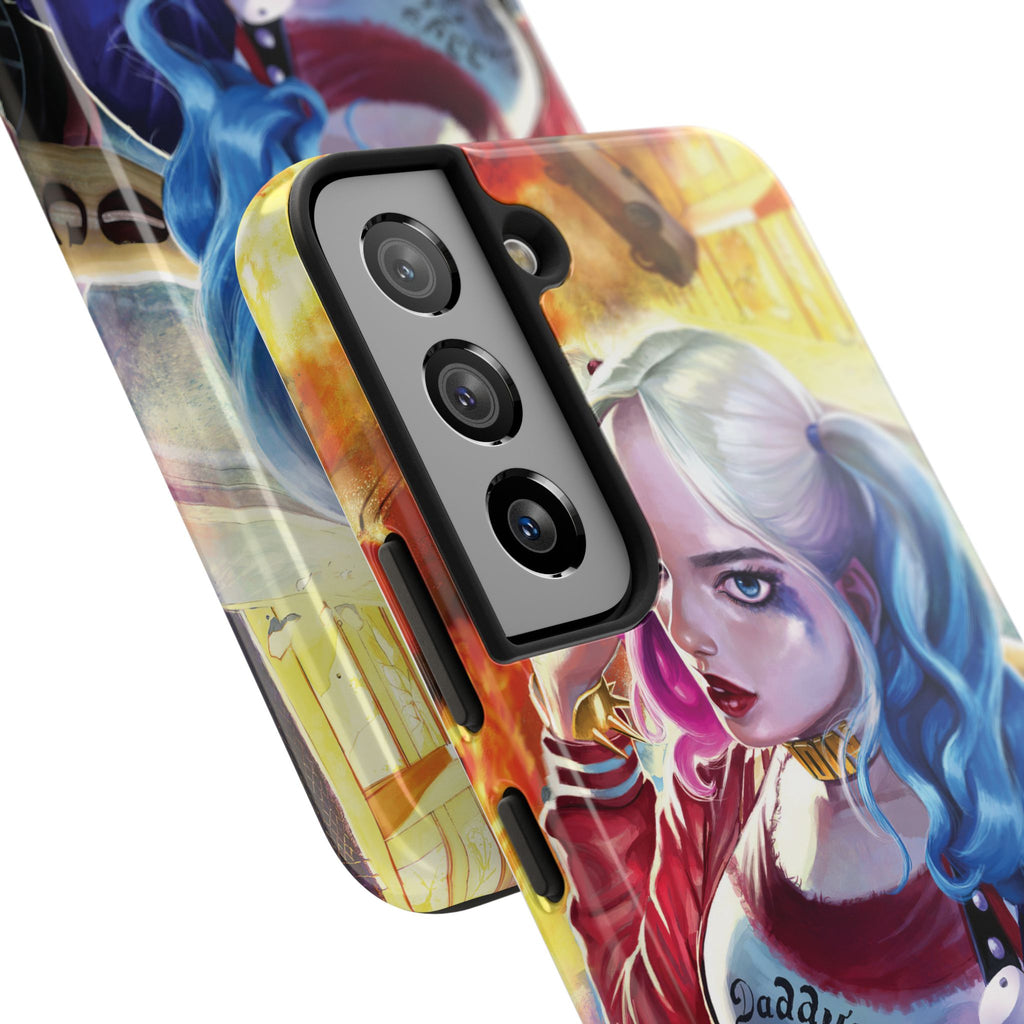 Harley Quinn Tough Phone Cases, Stylish Phone Protector for Women, Anime Style Mobile Cover, Unique Gift for Gamers, Pop Culture Accessories