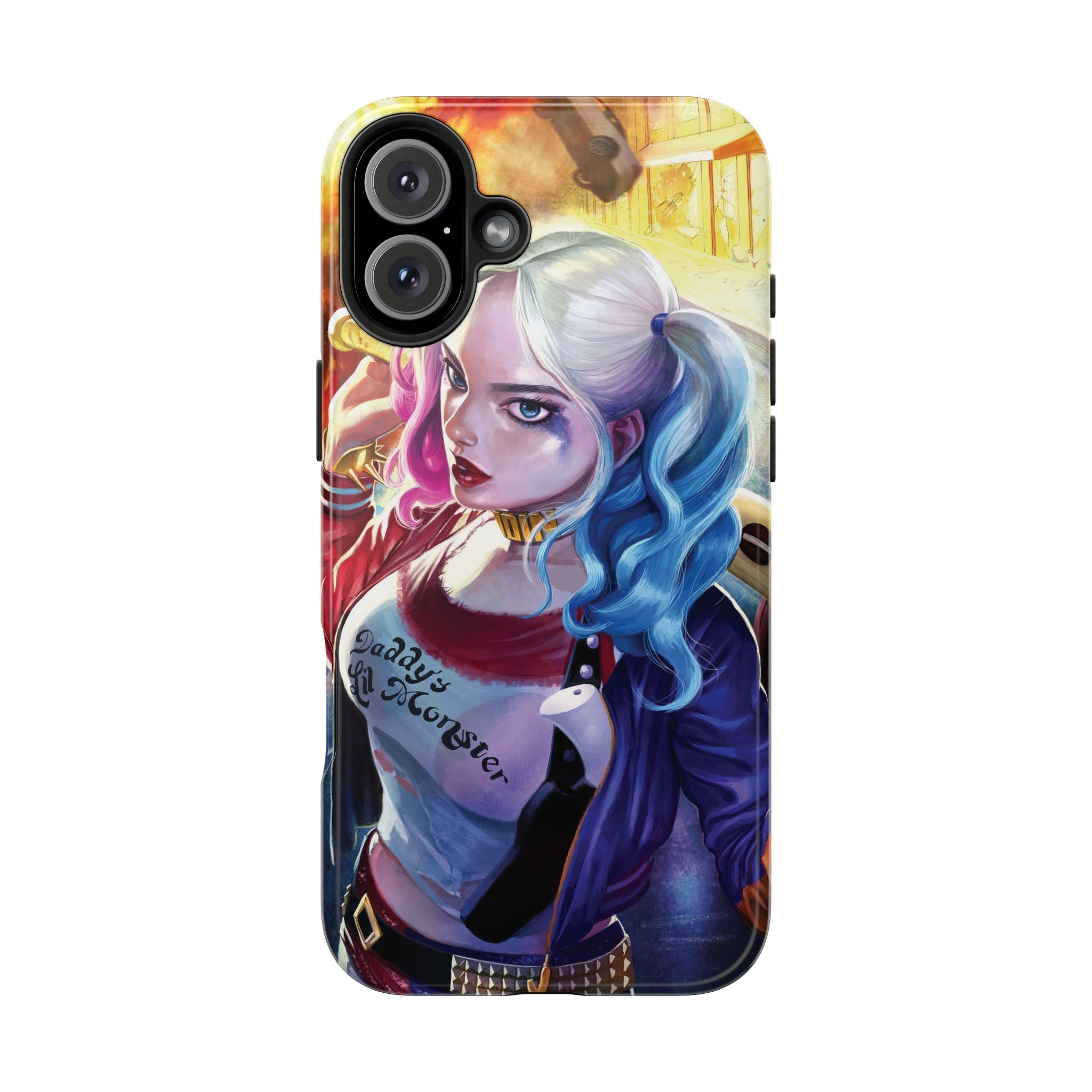 Harley Quinn Tough Phone Cases, Stylish Phone Protector for Women, Anime Style Mobile Cover, Unique Gift for Gamers, Pop Culture Accessories