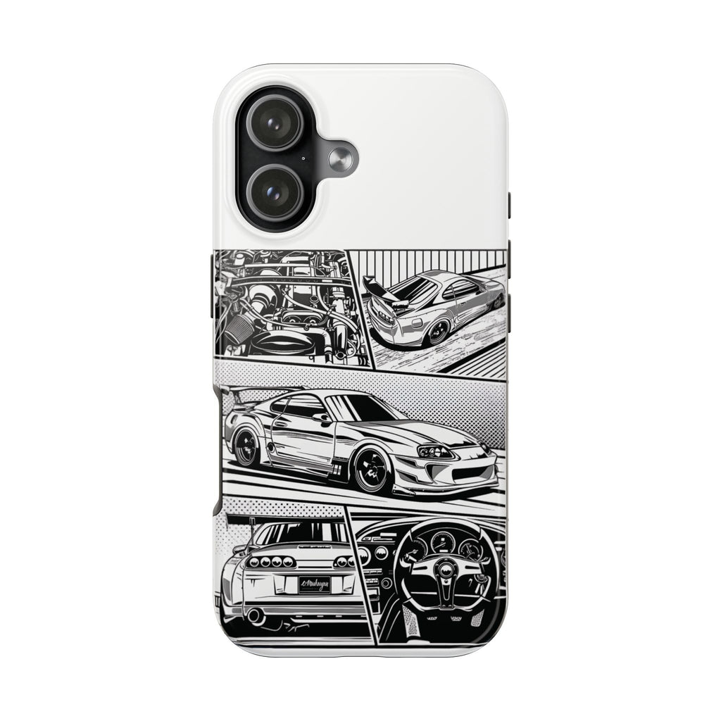 Racing Car Tough Phone Case - Durable Protection for Auto Enthusiasts