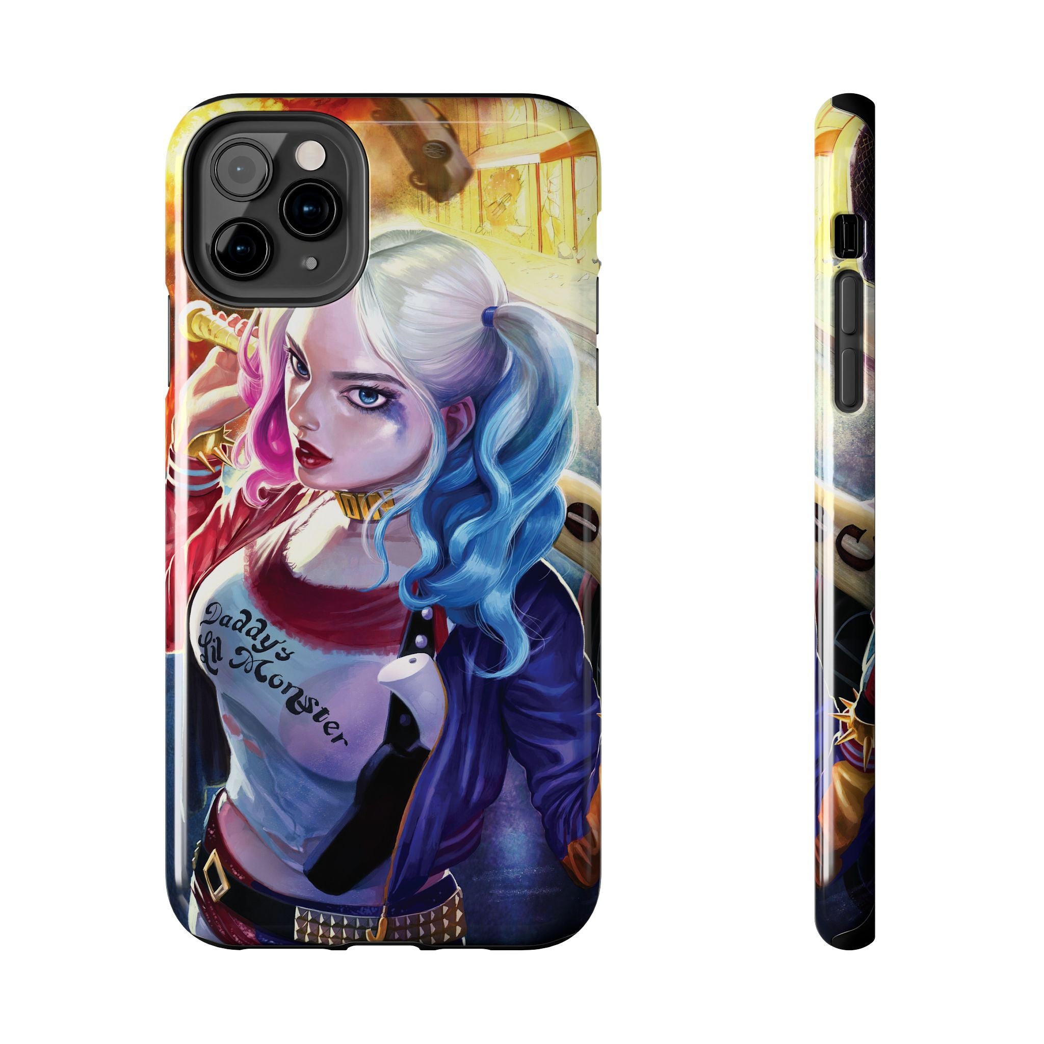 Harley Quinn Tough Phone Cases, Stylish Phone Protector for Women, Anime Style Mobile Cover, Unique Gift for Gamers, Pop Culture Accessories