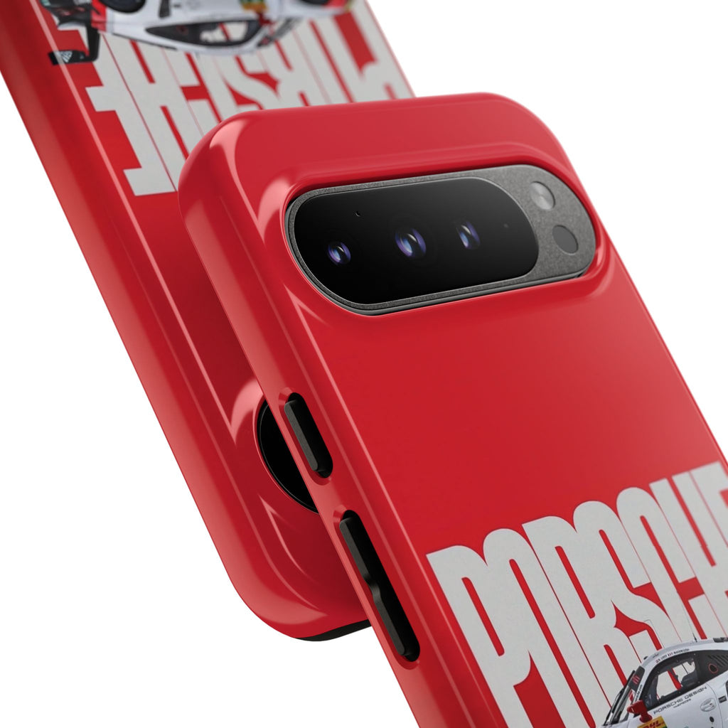 Porsche Racing Phone Case — Red Performance Car Protective Cover