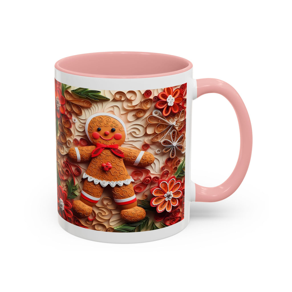 Gingerbread Christmas Coffee Mug, Festive Holiday Drinkware, Cute Gingerbread Man Mug, Winter Gift Idea, Coziness for Your Mornings