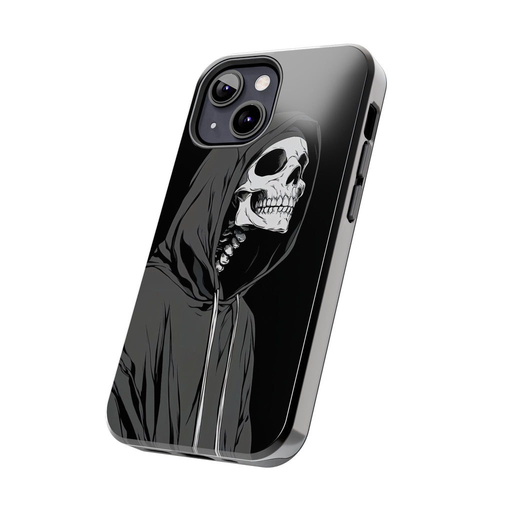 Edgy Skull Phone Cases, Protective Phone Cover, Goth Aesthetic, Halloween Decor, Unique Gift