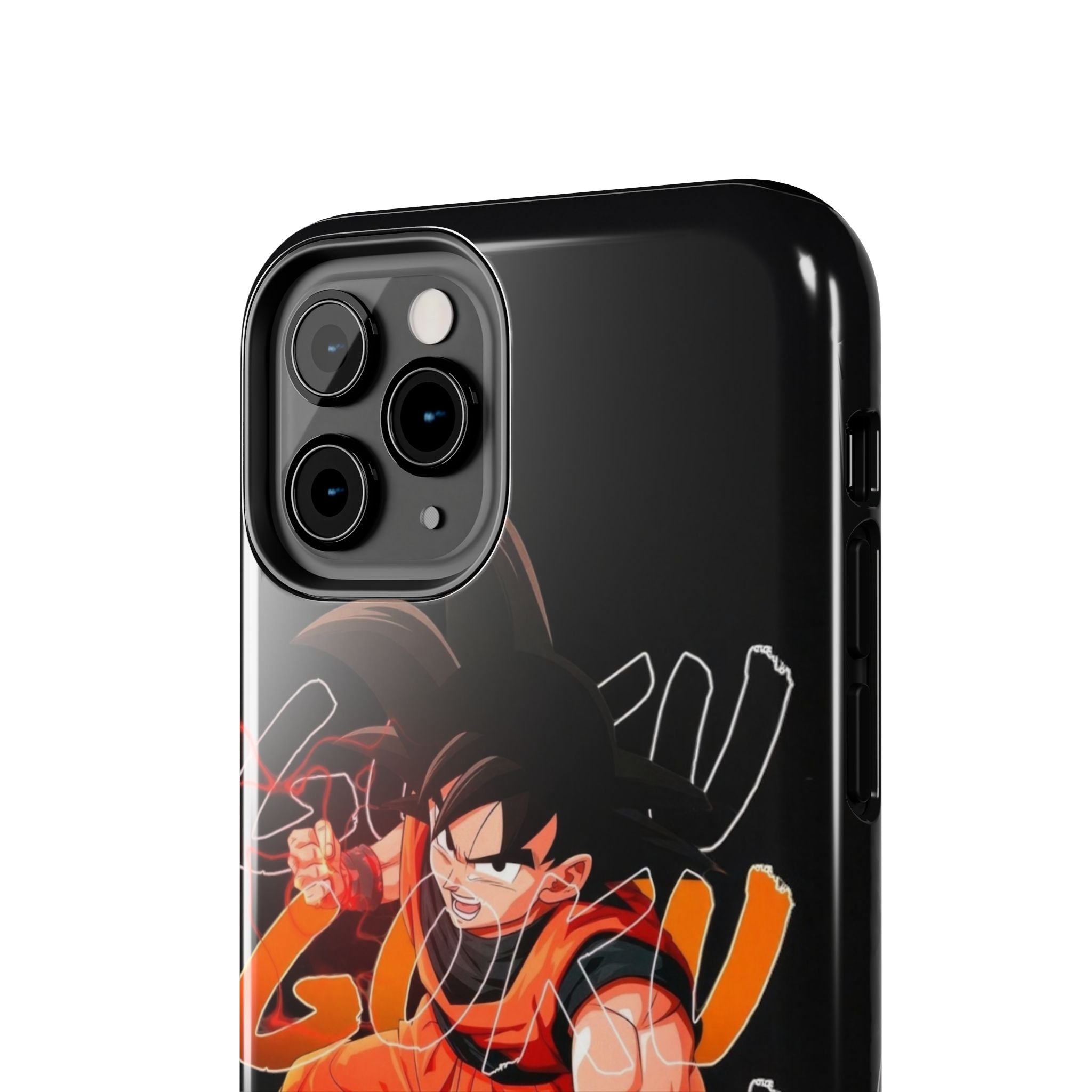 Anime Tough Phone Cases, Goku Strength Case, Durable Phone Cover, Gaming Phone Accessory, Cartoon Phone Case, Gift for Fans