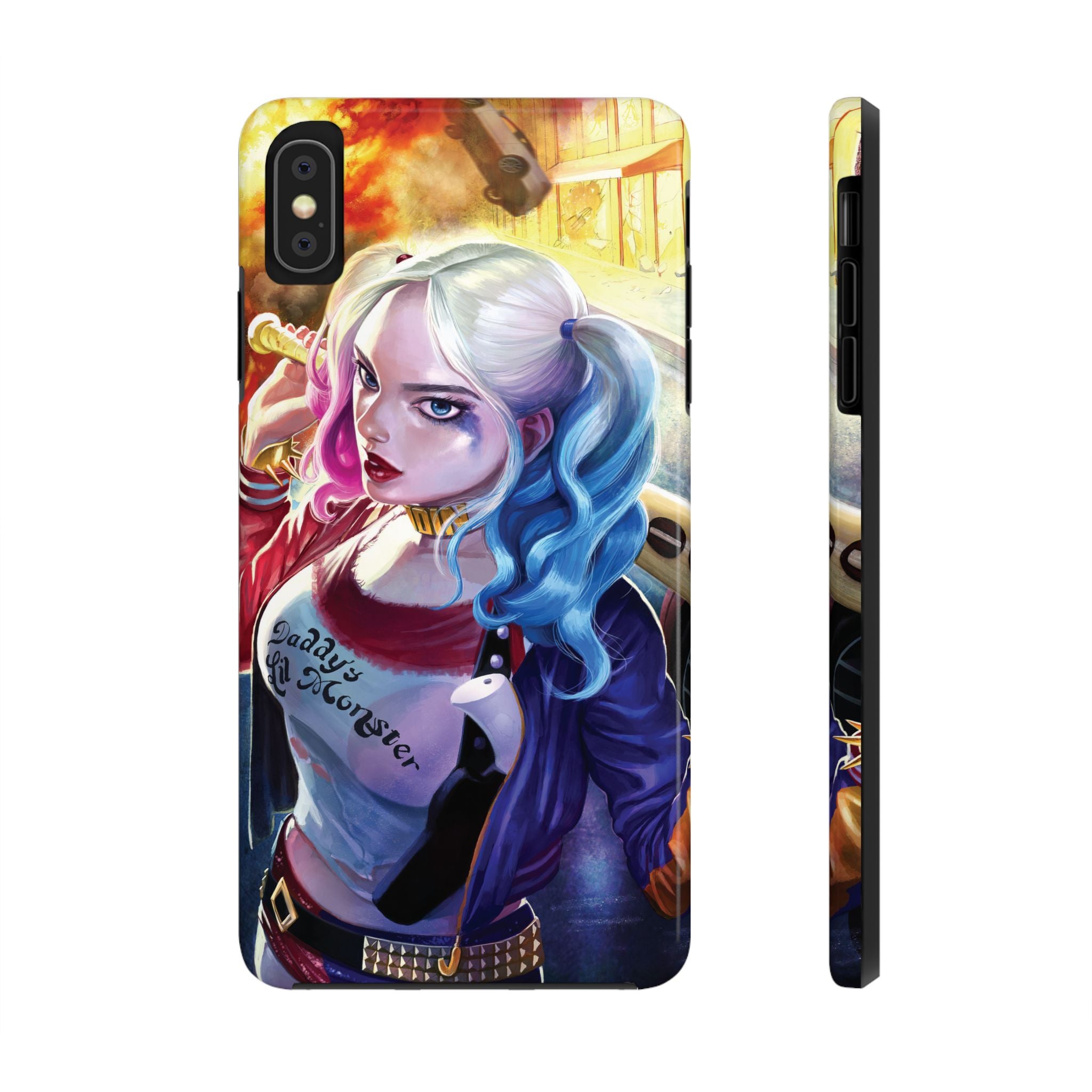 Harley Quinn Tough Phone Cases, Stylish Phone Protector for Women, Anime Style Mobile Cover, Unique Gift for Gamers, Pop Culture Accessories